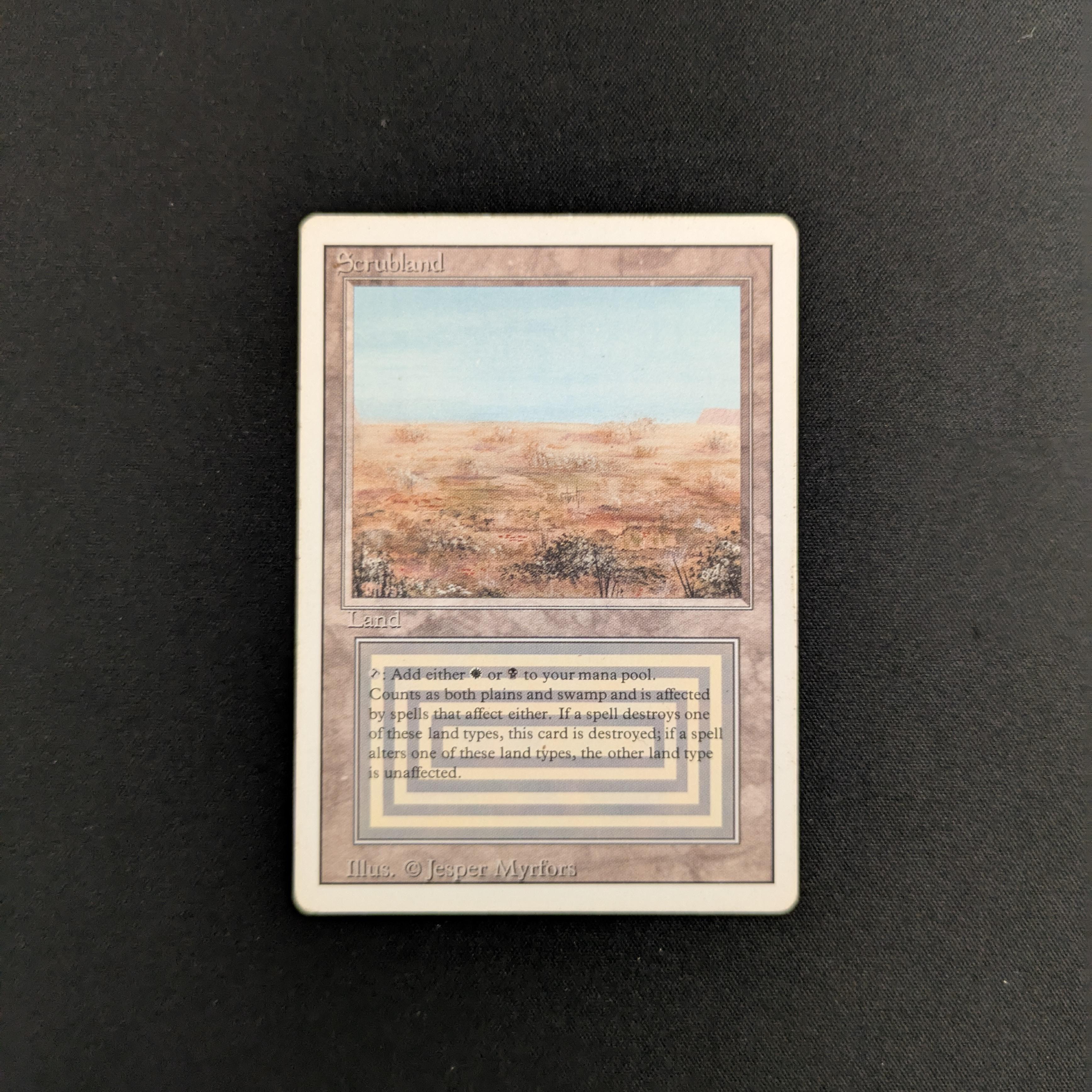 MTG Singles - Scrubland - Revised - PL - 25668