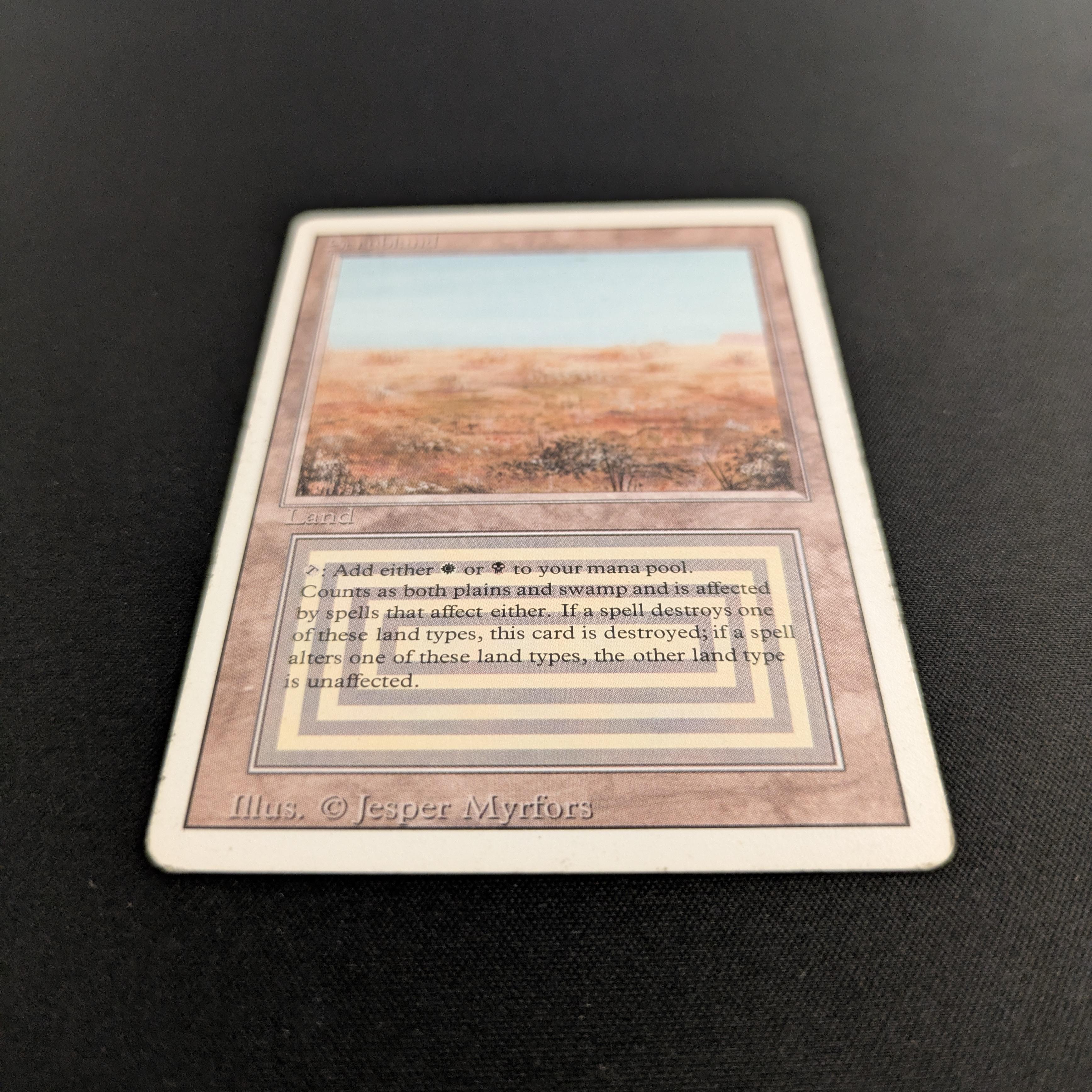 MTG Singles - Scrubland - Revised - 