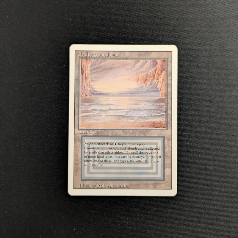 Magic the Gathering Underground Sea - Revised EX - 25682
