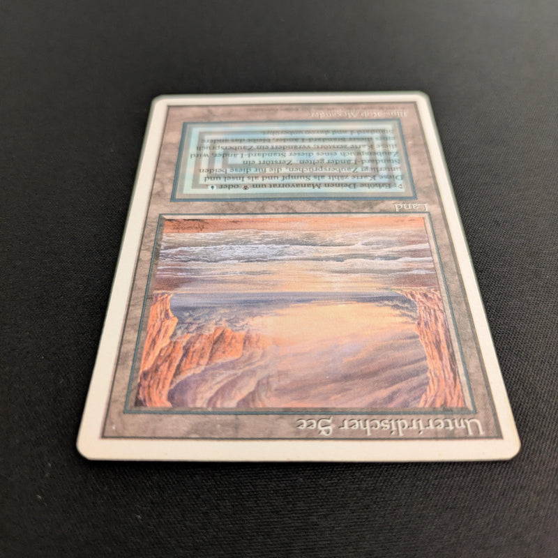 Magic the Gathering Underground Sea - Foreign White Bordered - German 