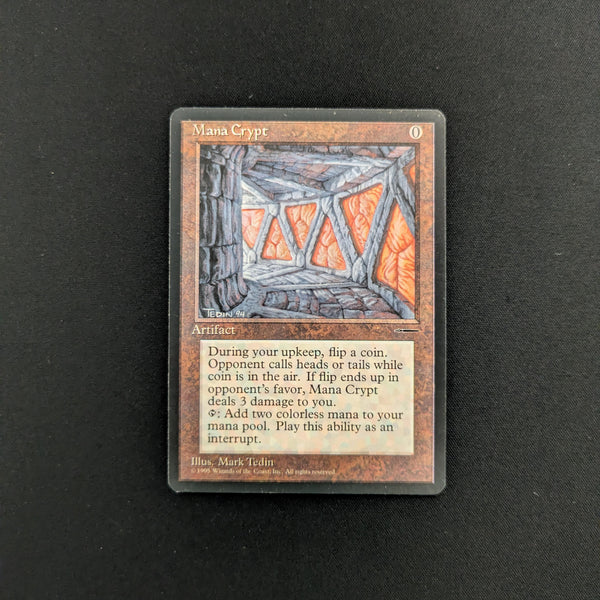 Magic the Gathering Mana Crypt (Book Insert) - Harper Prism Promos - EX 