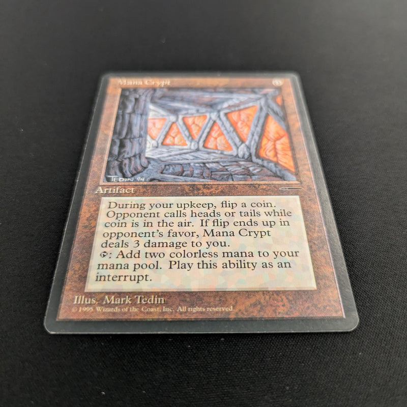 Magic the Gathering Mana Crypt (Book Insert) - Harper Prism Promos - EX 