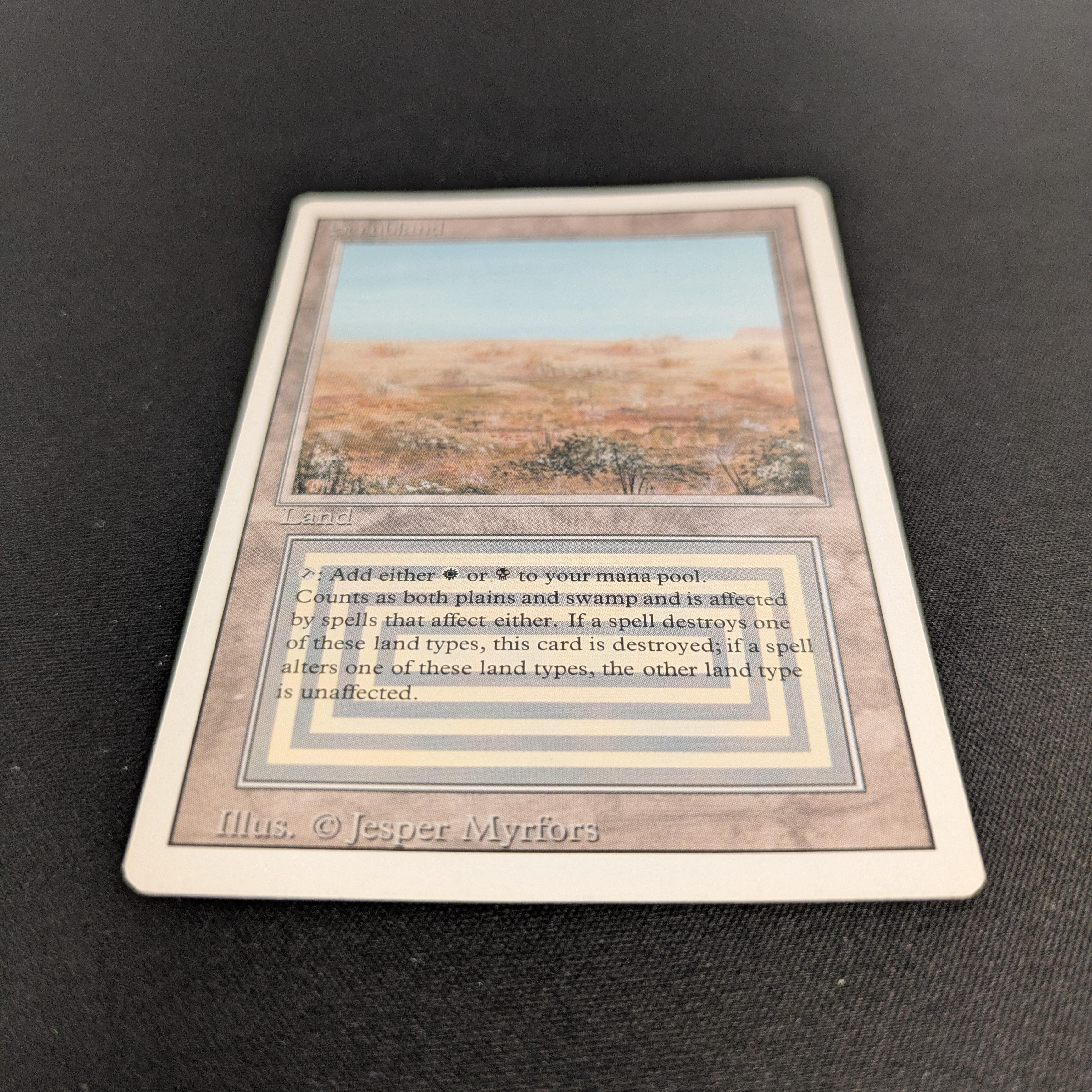 MTG Singles - Scrubland - Revised - 