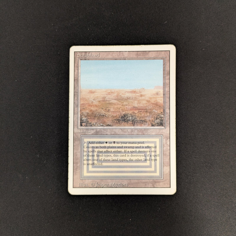MTG Singles - Scrubland - Revised - PL - 25760