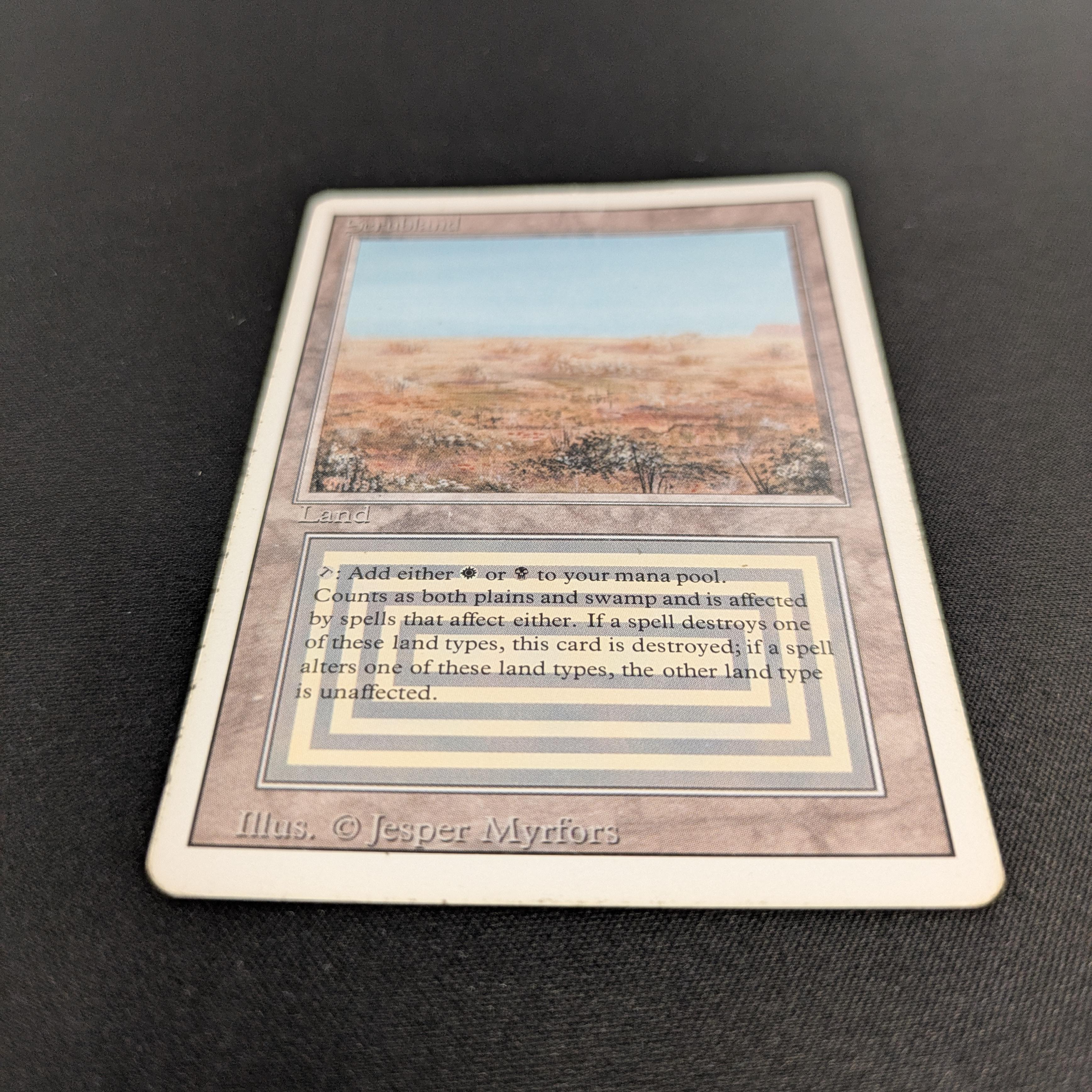 MTG Singles - Scrubland - Revised - 