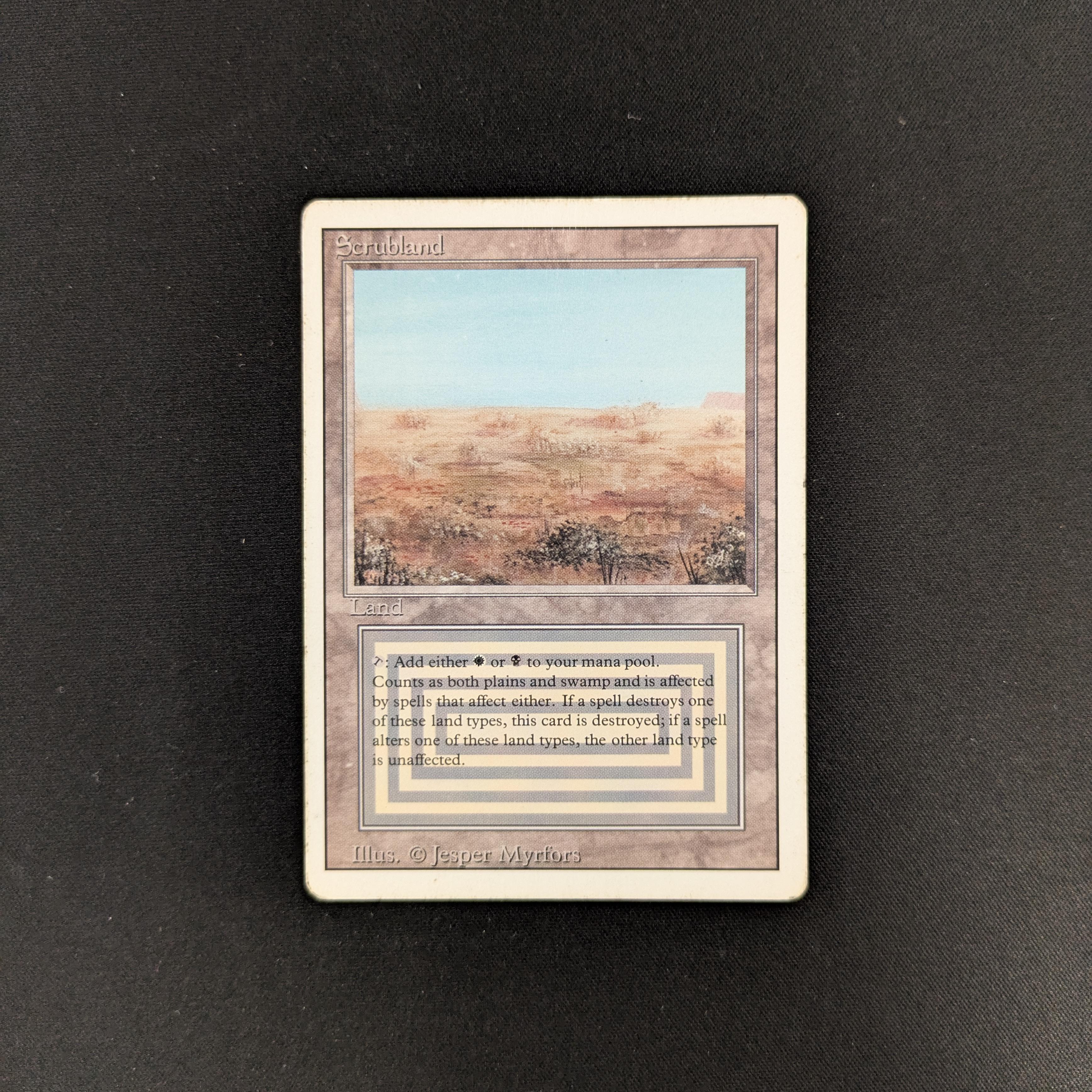MTG Singles - Scrubland - Revised - PL - 25761
