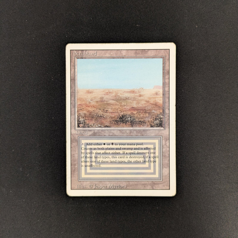 MTG Singles - Scrubland - Revised - PL - 25761