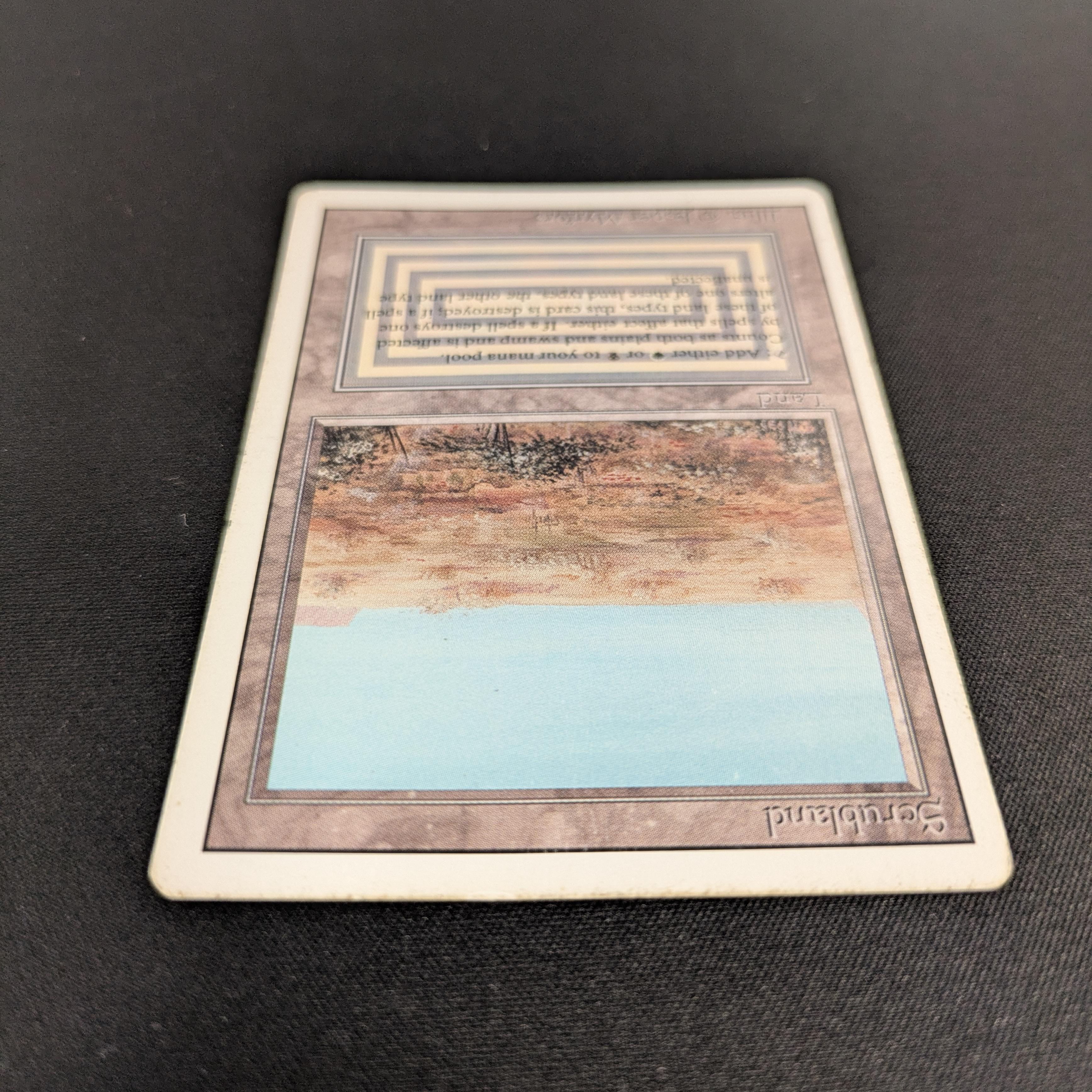 MTG Singles - Scrubland - Revised - 