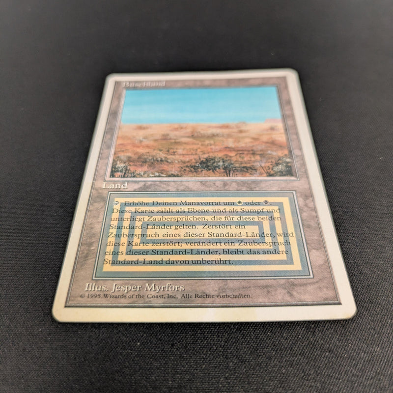 MTG Singles - Scrubland - Foreign White Bordered - German - 