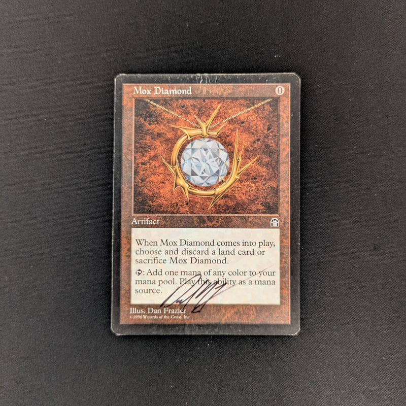 MTG Singles - Mox Diamond - Stronghold - English - PO - SIGNED - 25804