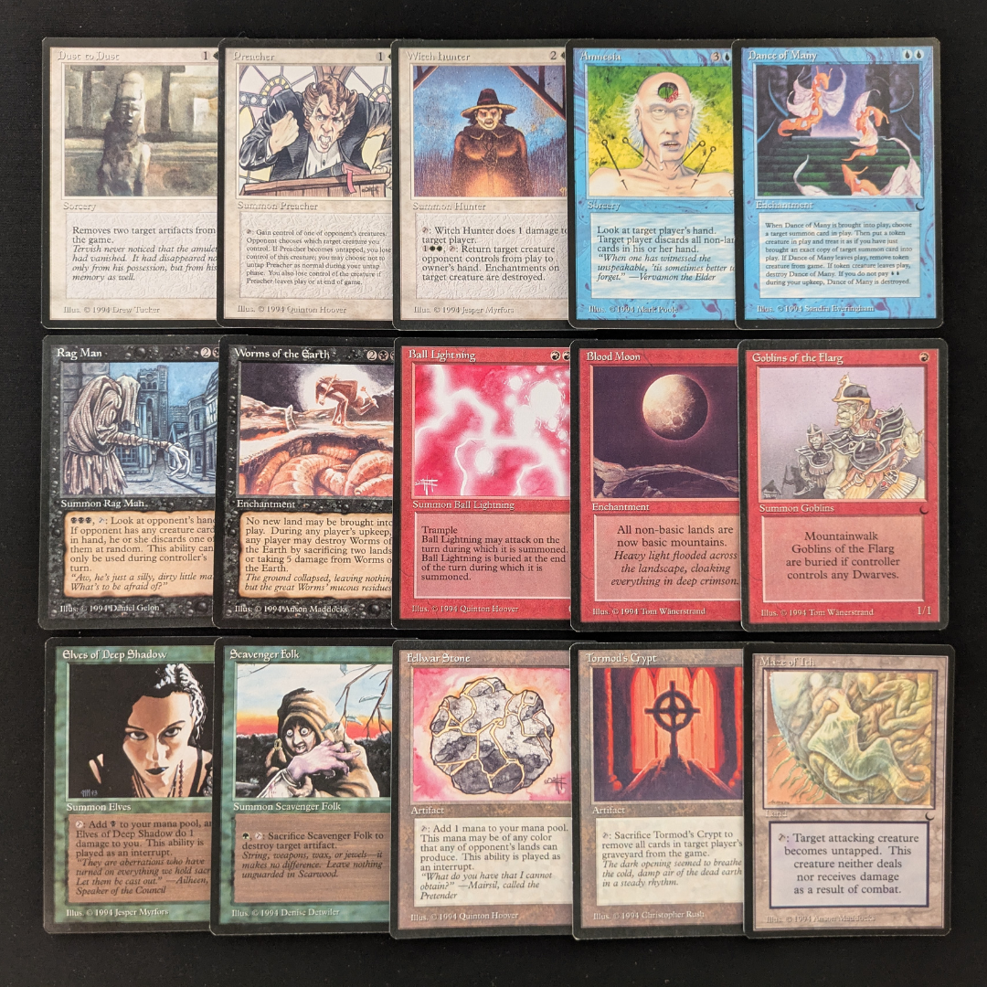 MTG Singles - Full Set - The Dark - EX-GD - 