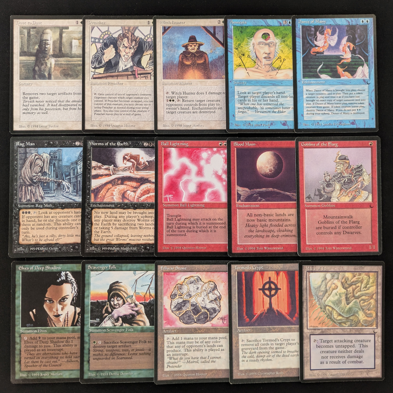 MTG Singles - Full Set - The Dark - GD-LP - 