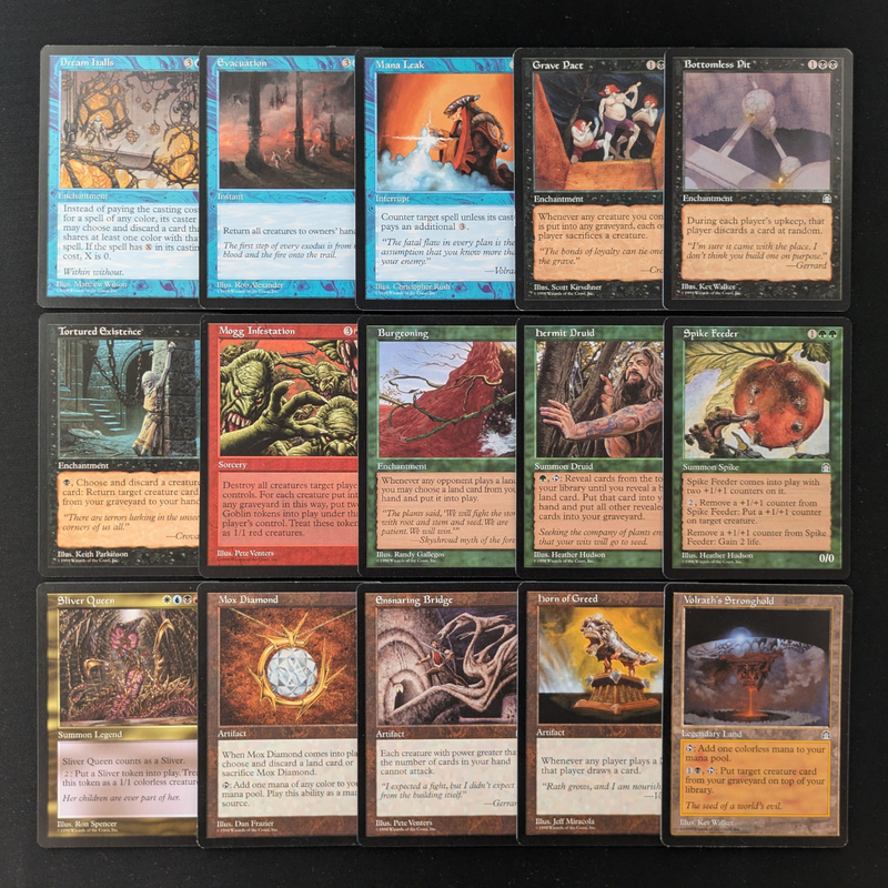 MTG Singles - Full Set - Stronghold - EX-GD - 