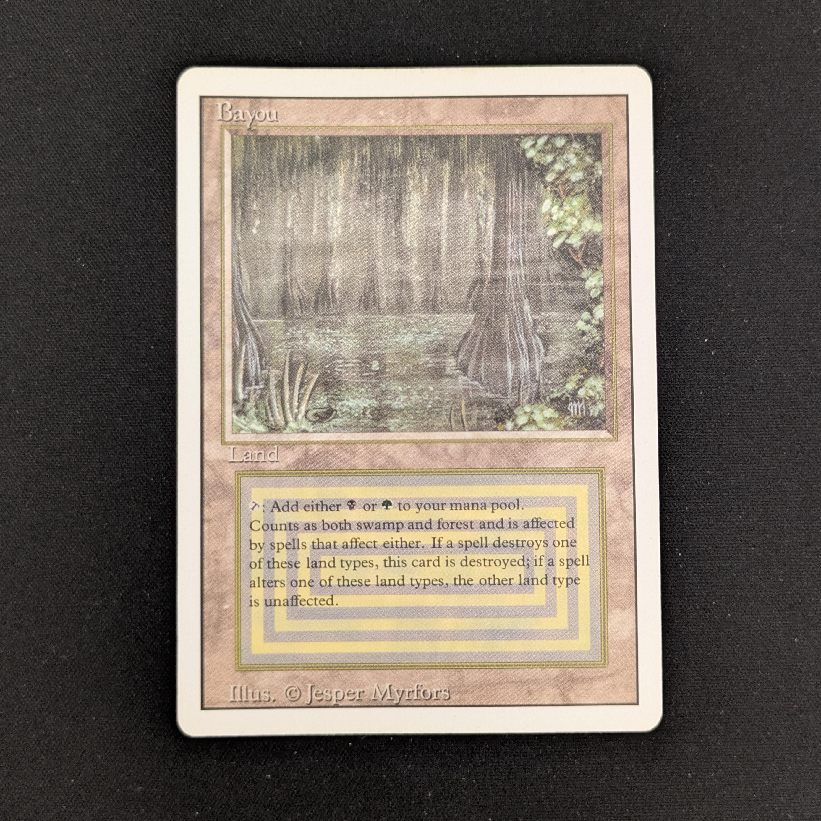 MTG Singles - Bayou - Revised - LP - 25937