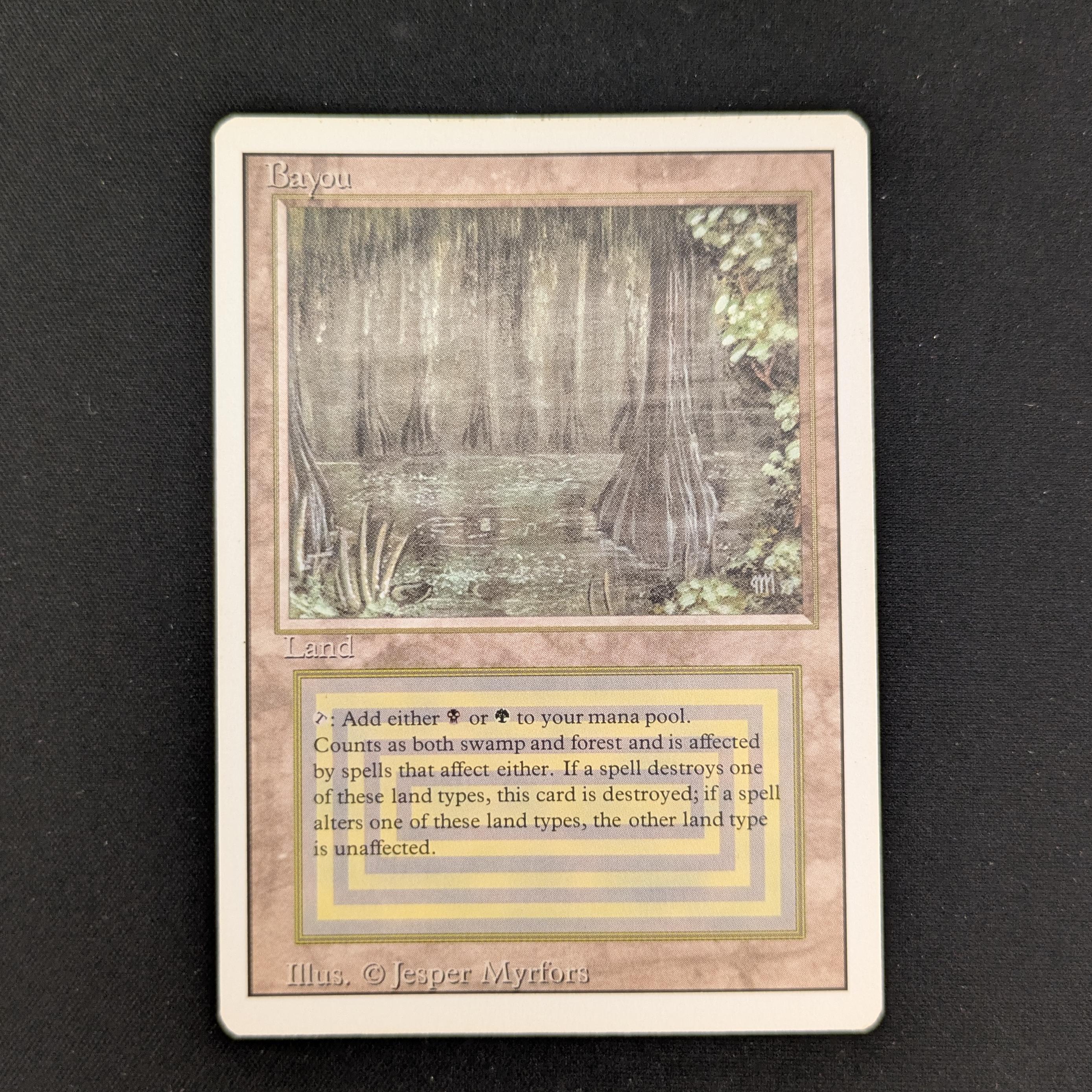 MTG Singles - Bayou - Revised - LP - 25938