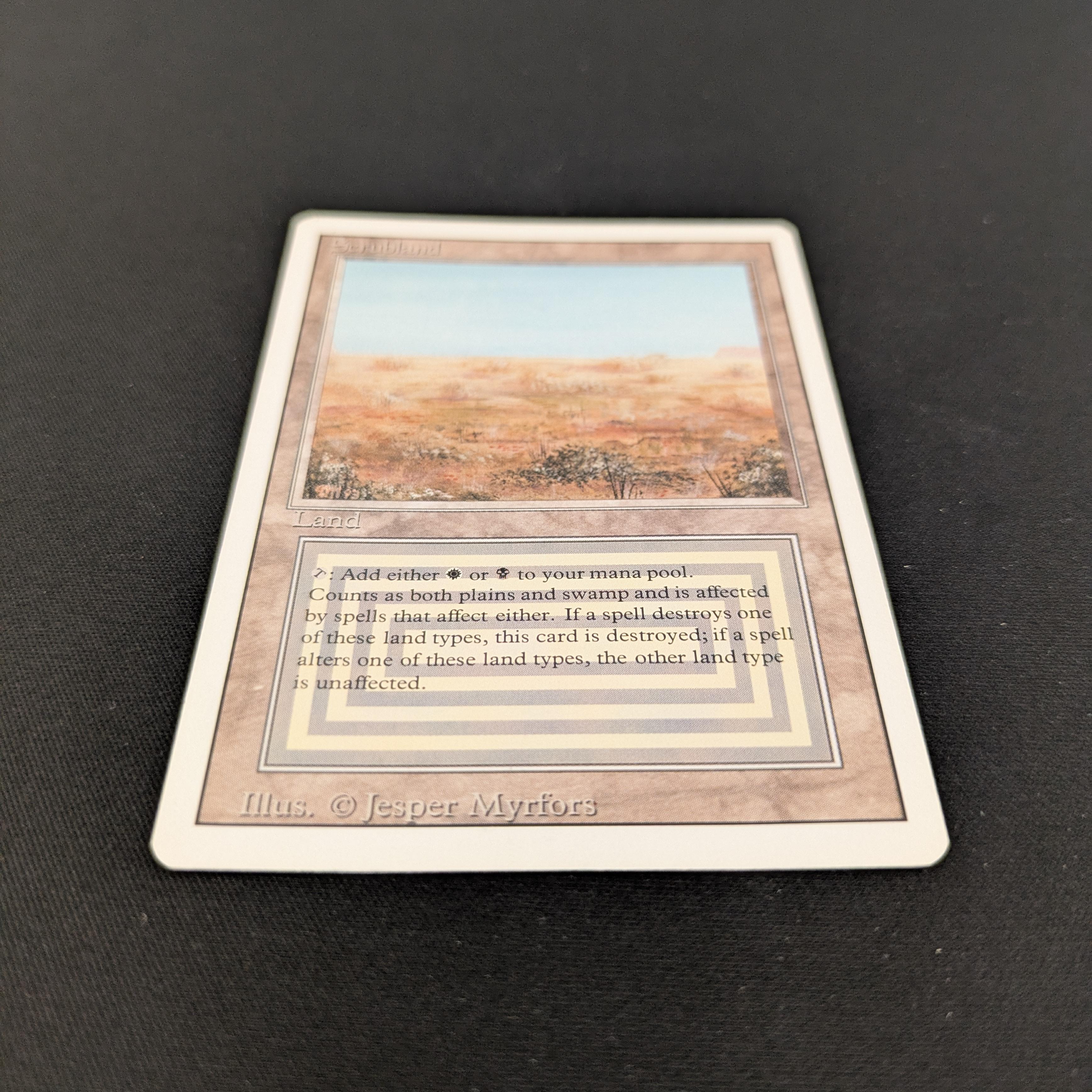 MTG Singles - Scrubland - Revised - 