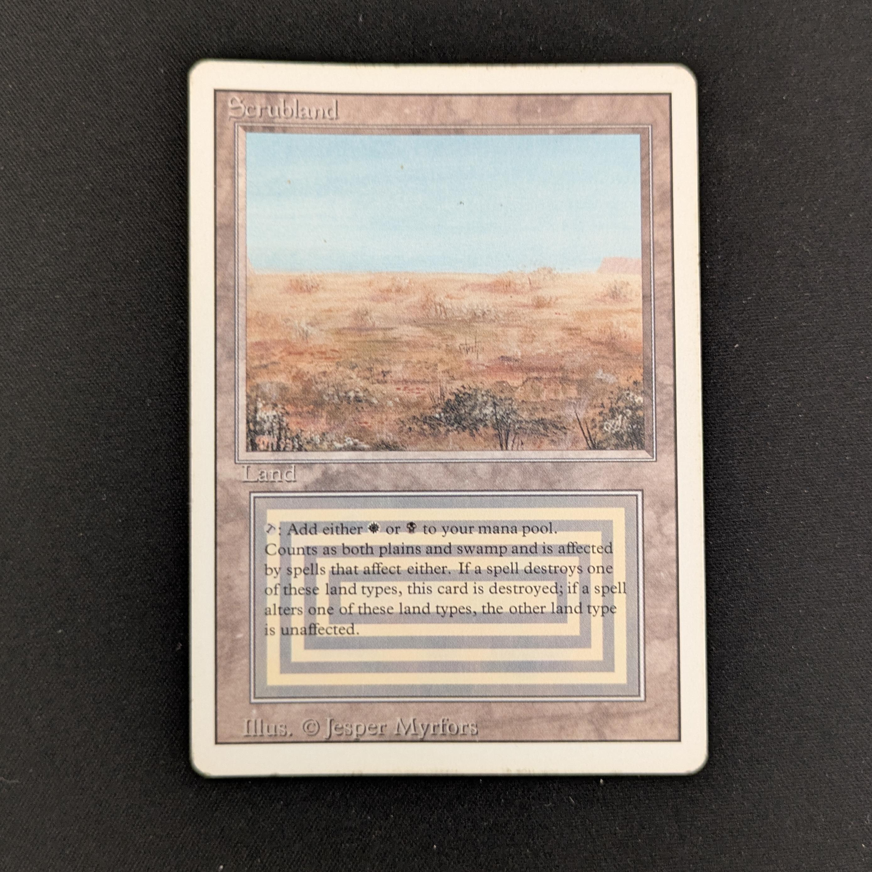 MTG Singles - Scrubland - Revised - PL - 25950