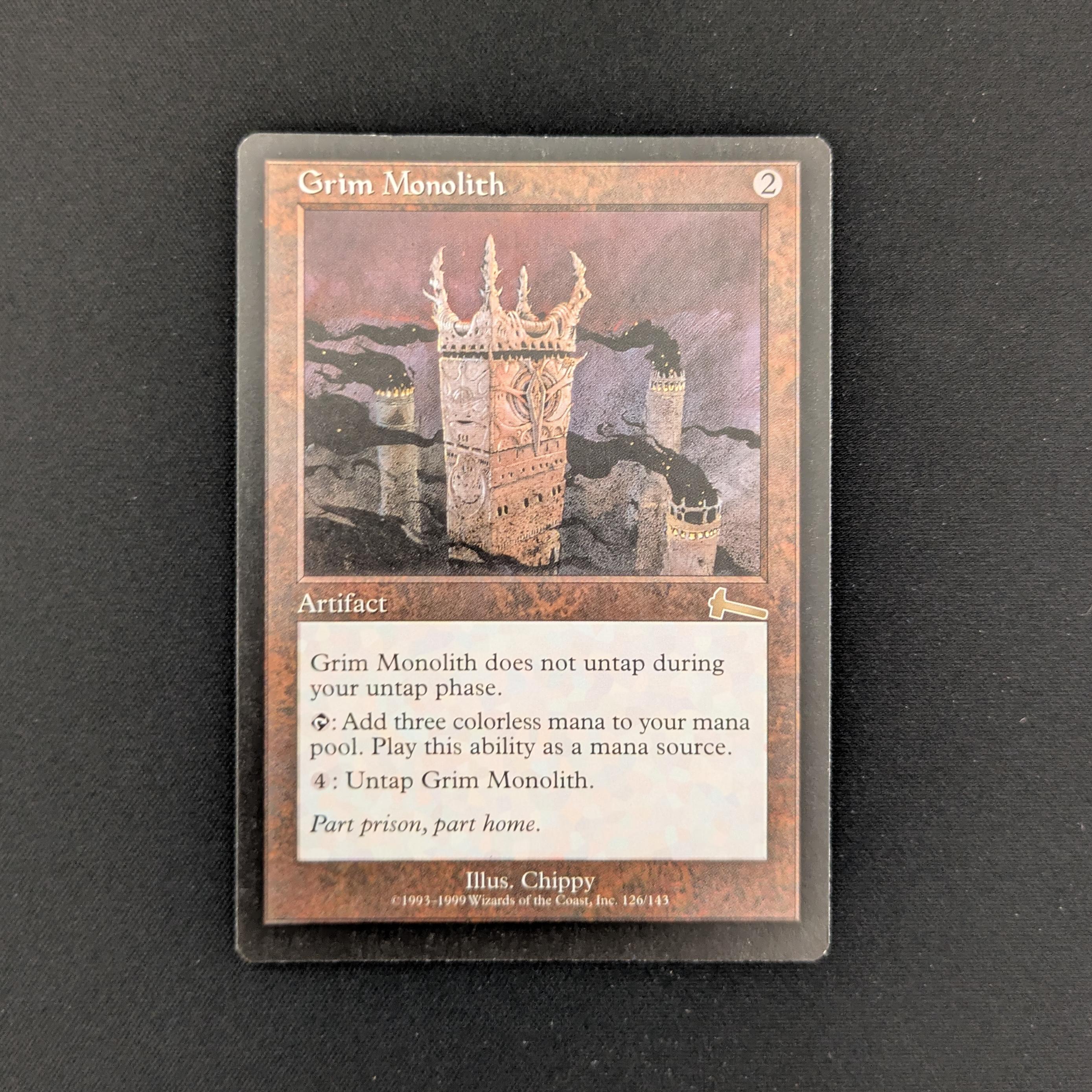 MTG Singles - Grim Monolith - Urza's Legacy - English - EX - 25988