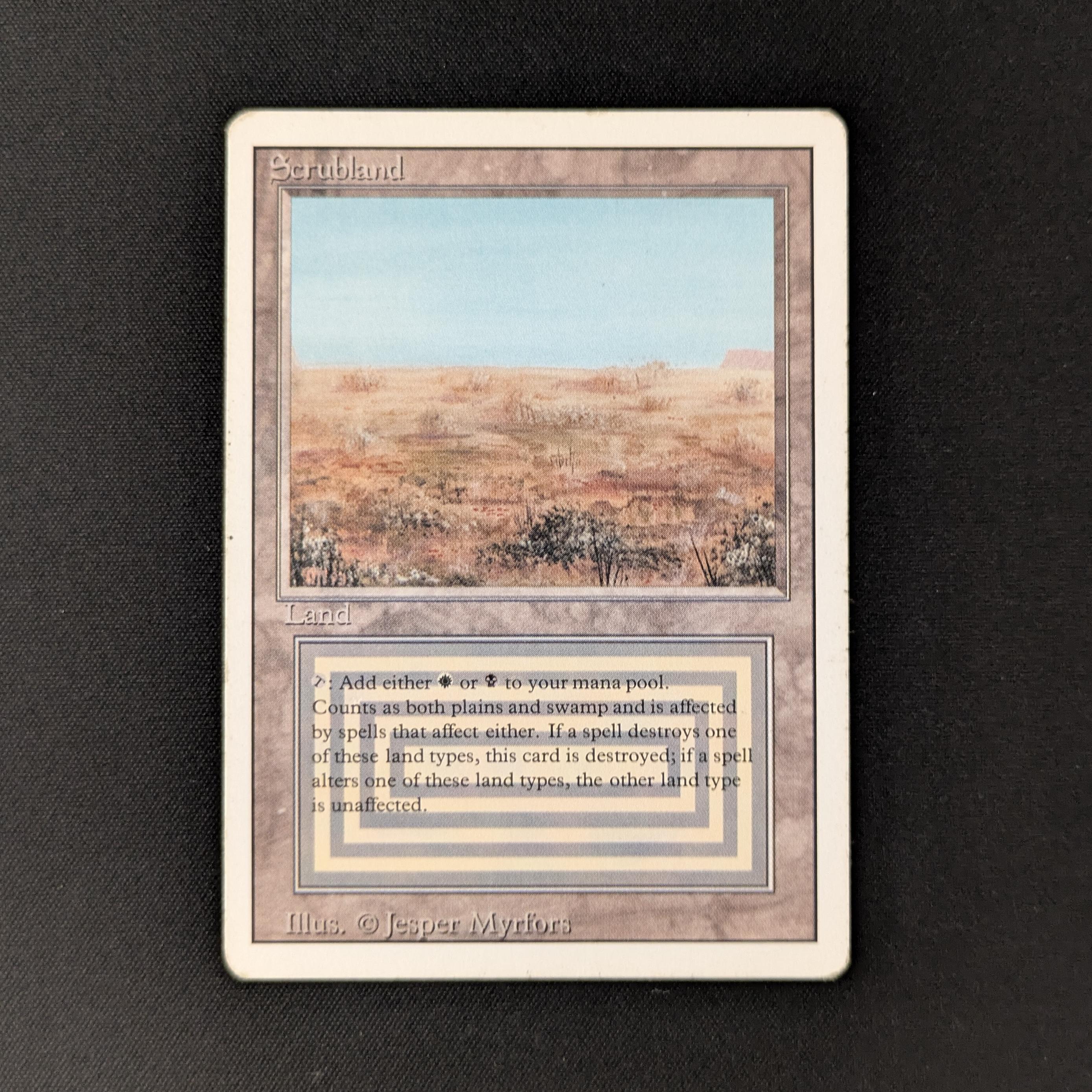 MTG Singles - Scrubland - Revised - PL - 26085