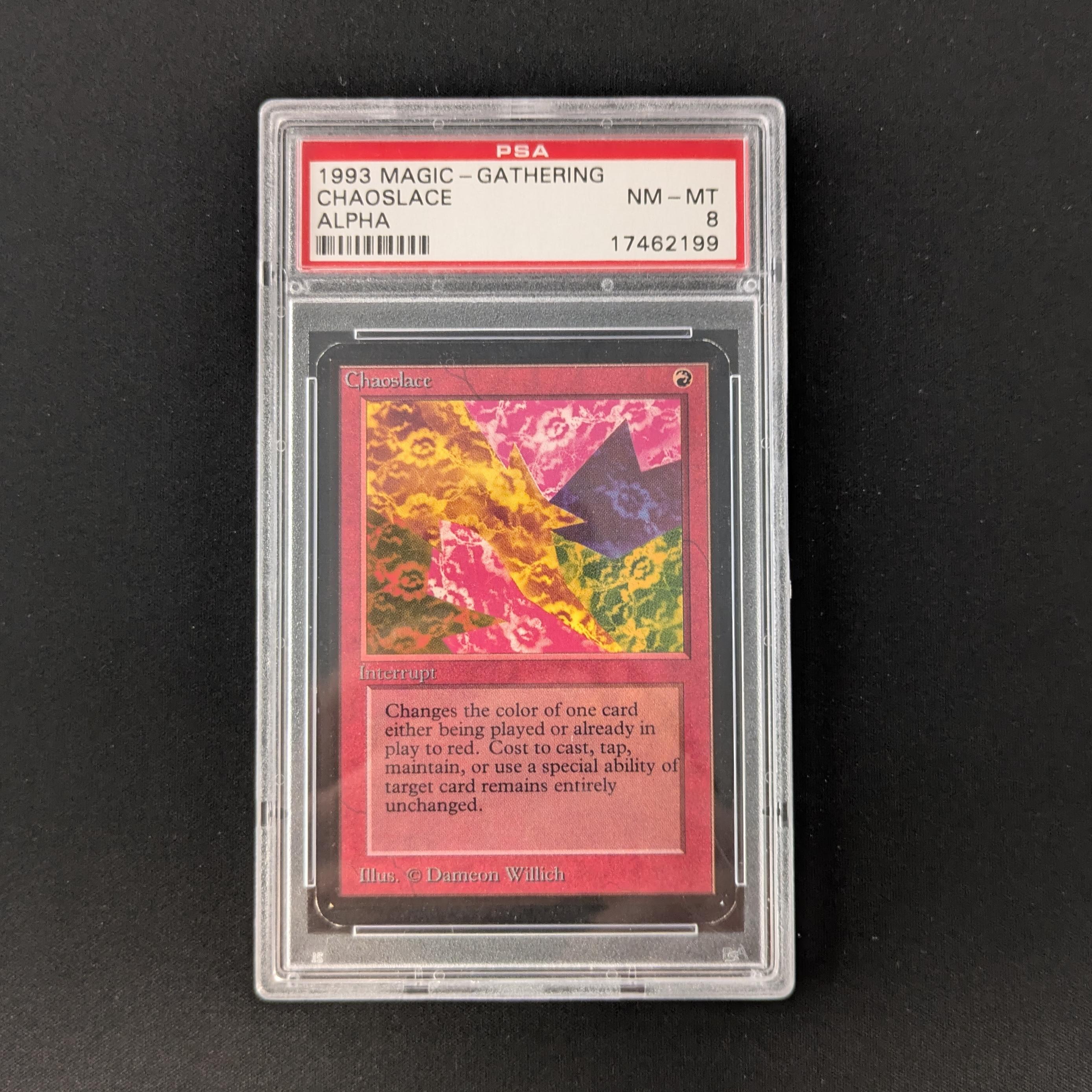 MTG Singles - Chaoslace - Alpha - PSA 8 - 26107