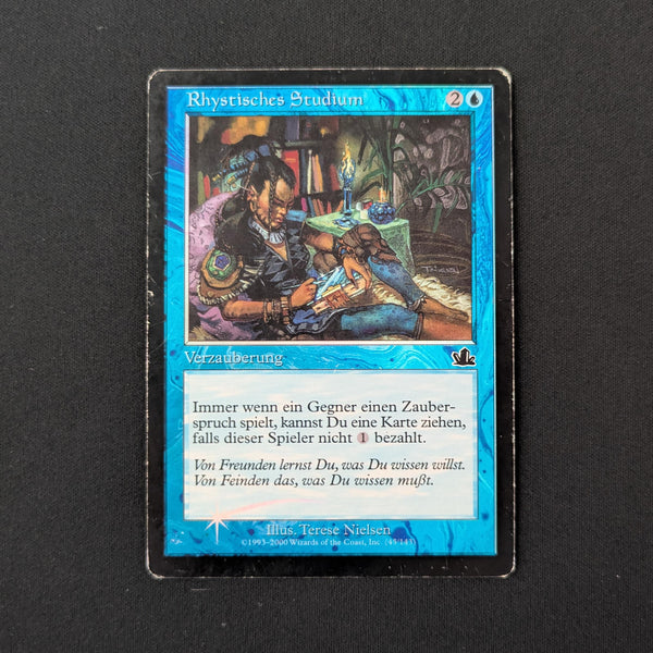 MTG Singles - [FOIL] Rhystic Study - Prophecy - PL - 