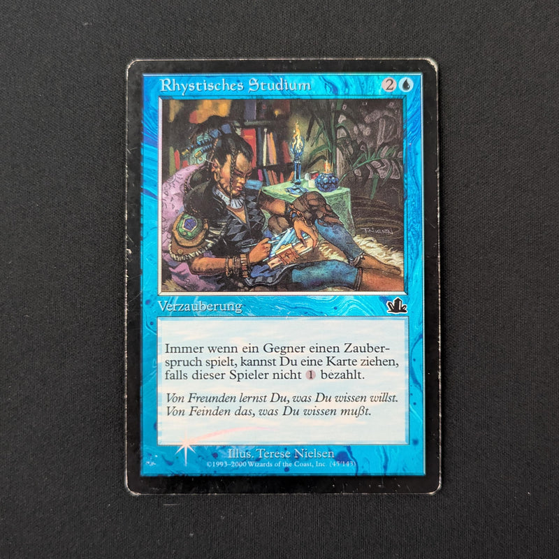 MTG Singles - [FOIL] Rhystic Study - Prophecy - PL - 
