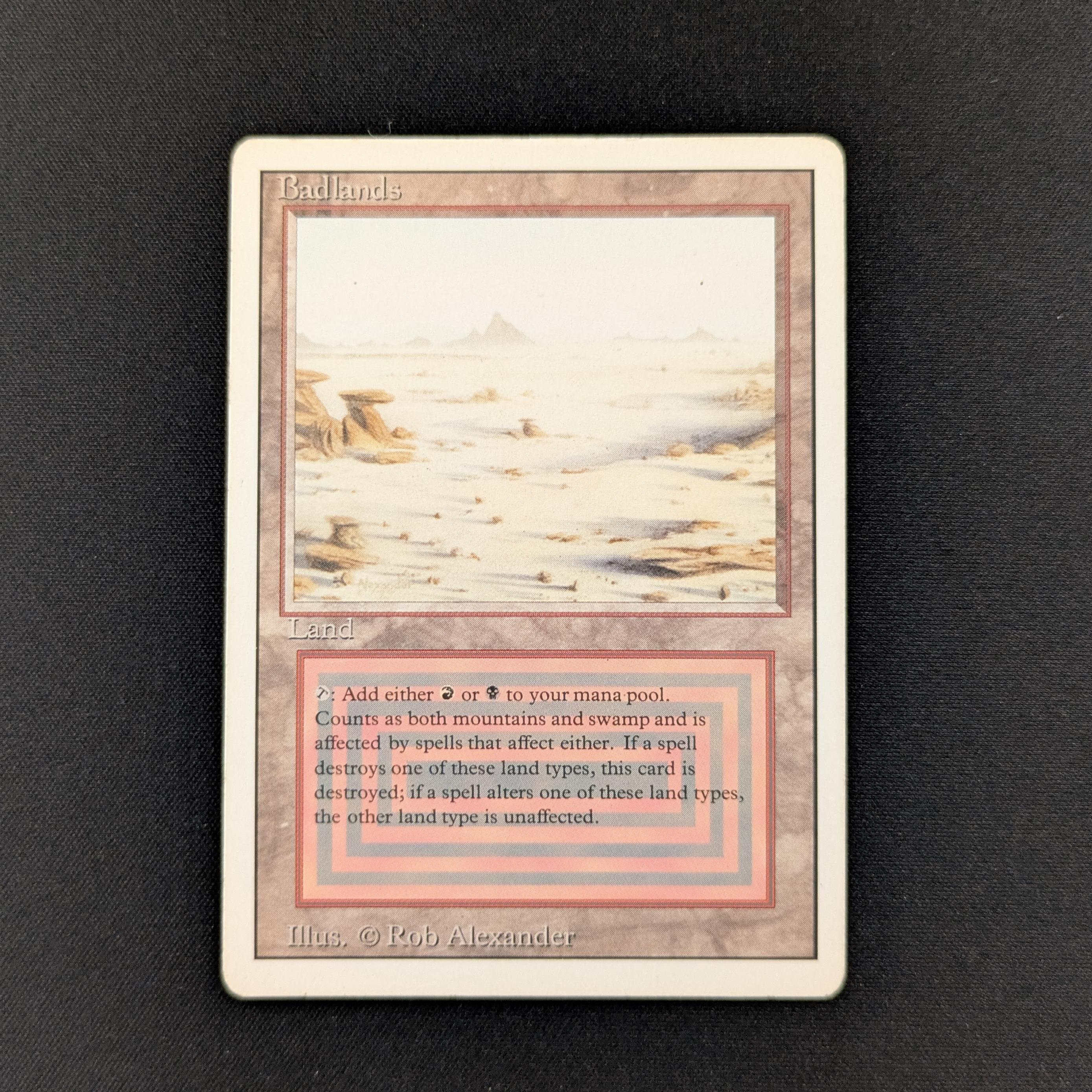 MTG Singles - Badlands - Revised - LP - 26155