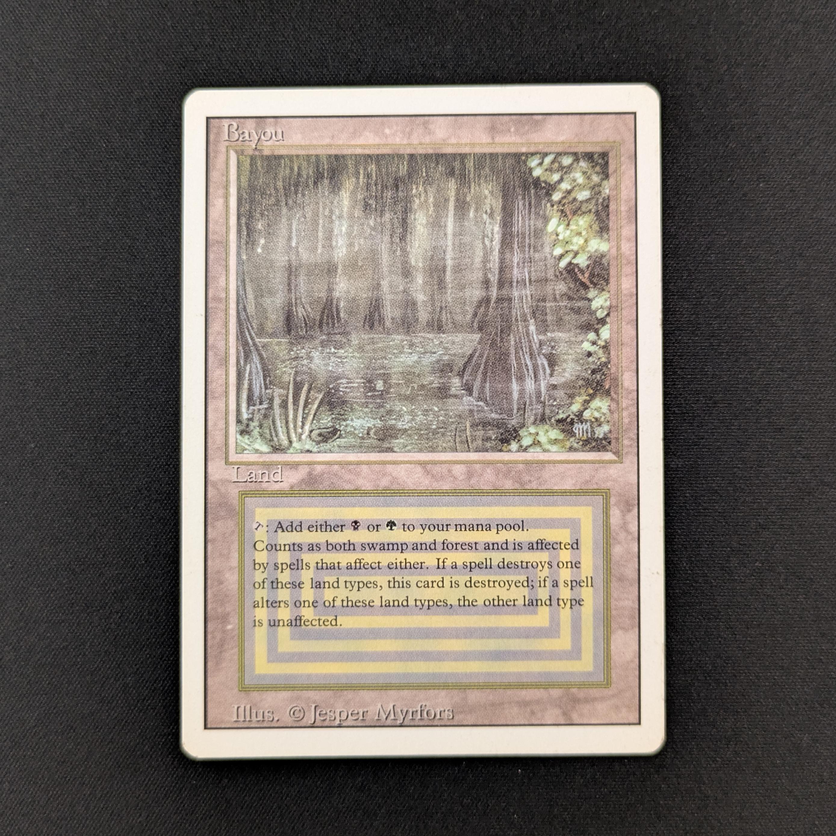 Magic: The Gathering MTG Bayou [Revised Edition] Graded CGC