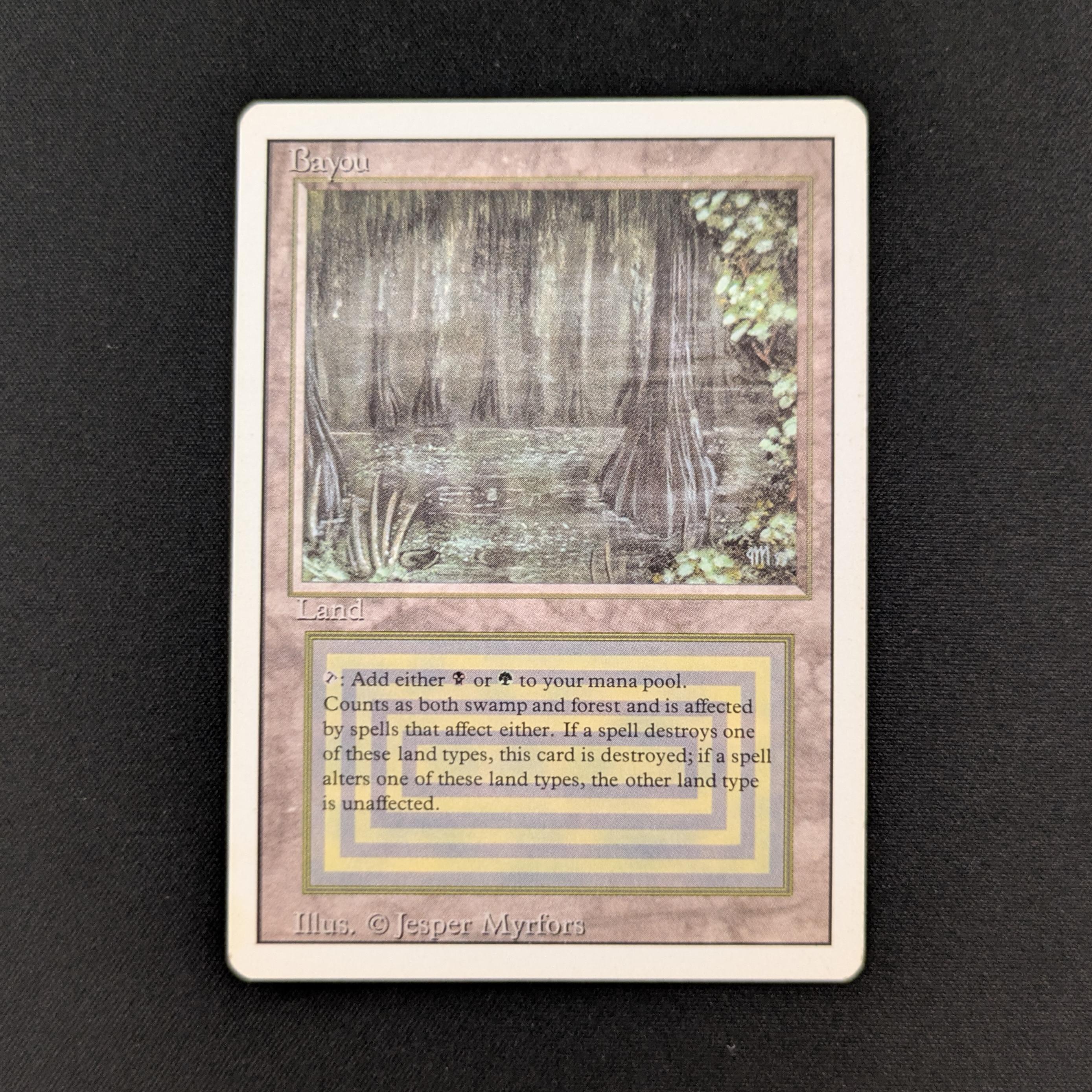 MTG Singles - Bayou - Revised - LP - 26162