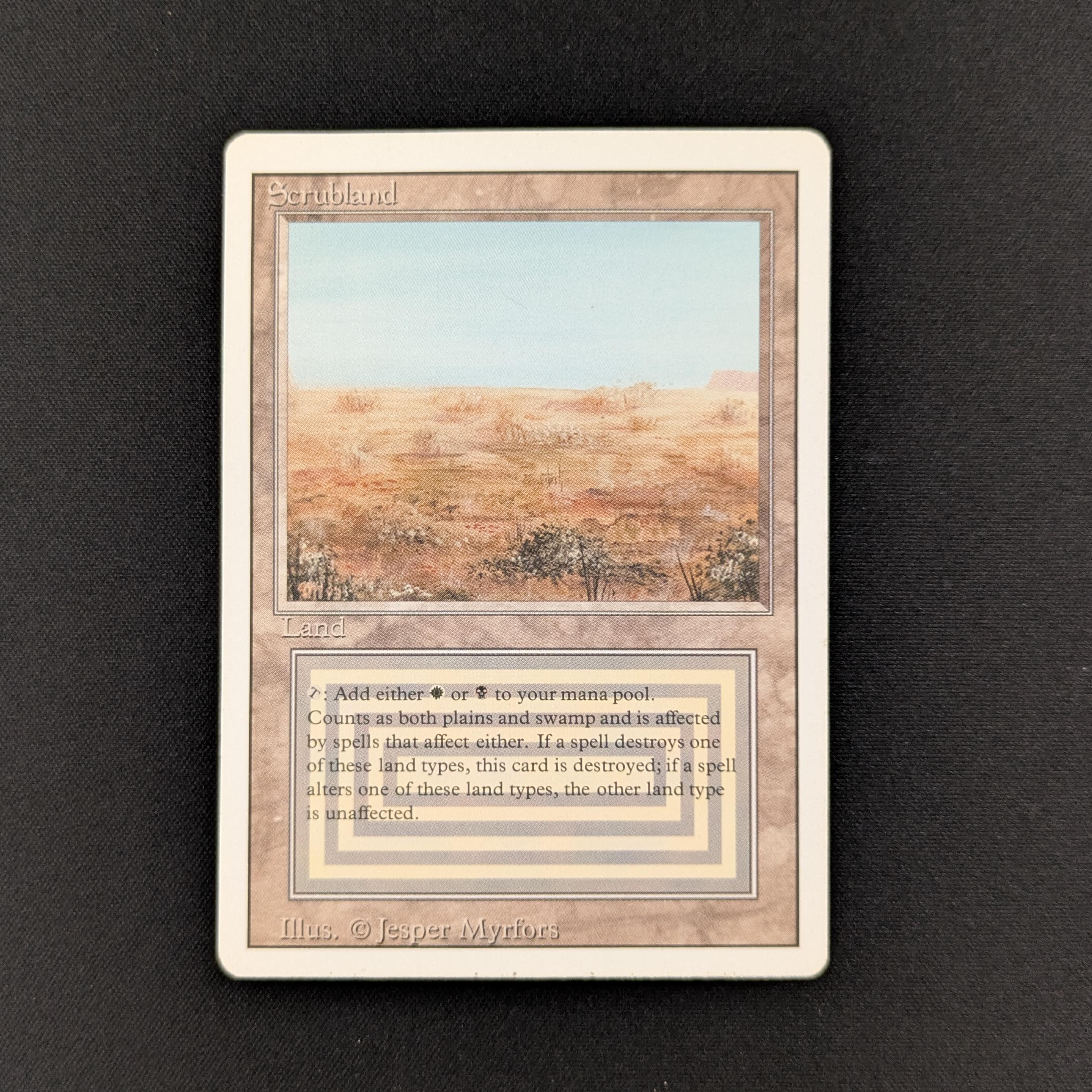 MTG Singles - Scrubland - Revised - PL - 26170