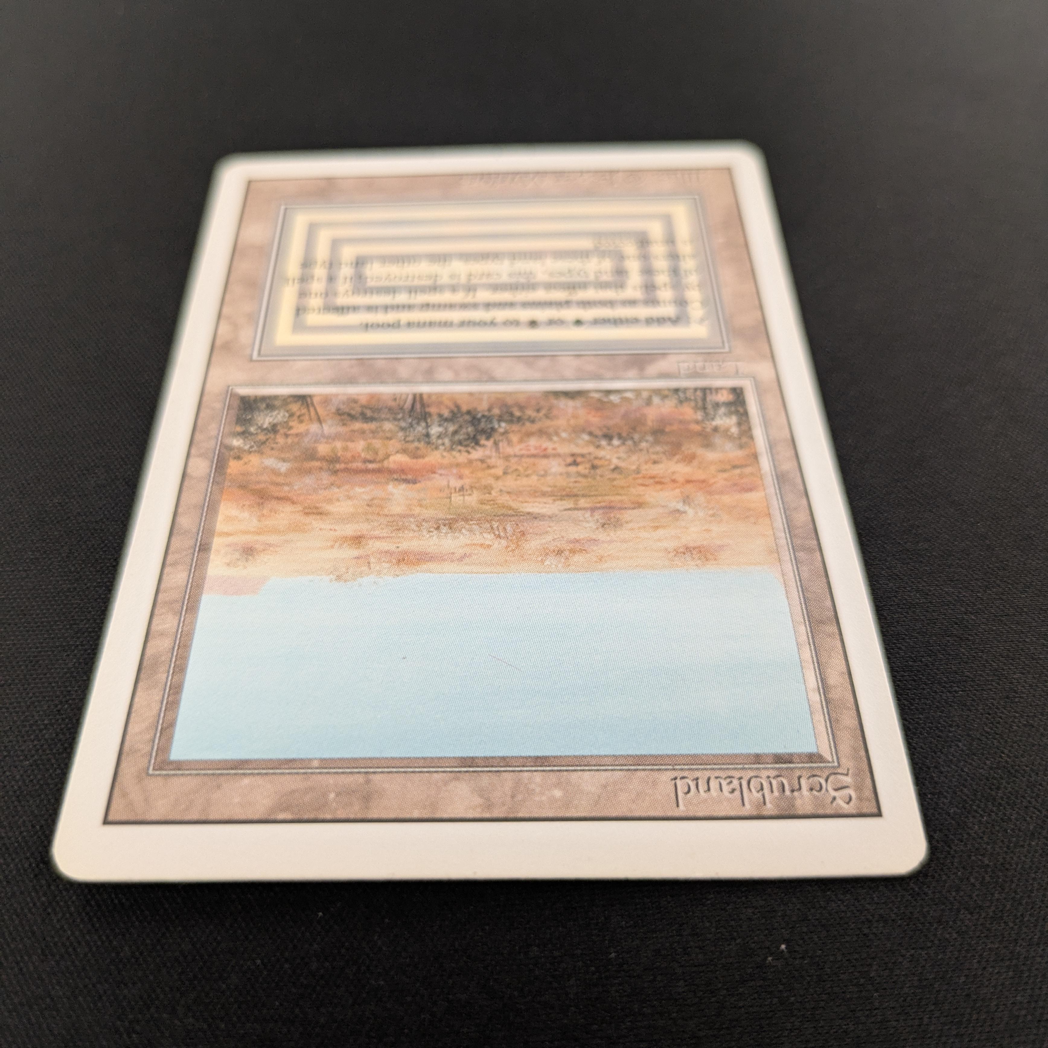 MTG Singles - Scrubland - Revised - 