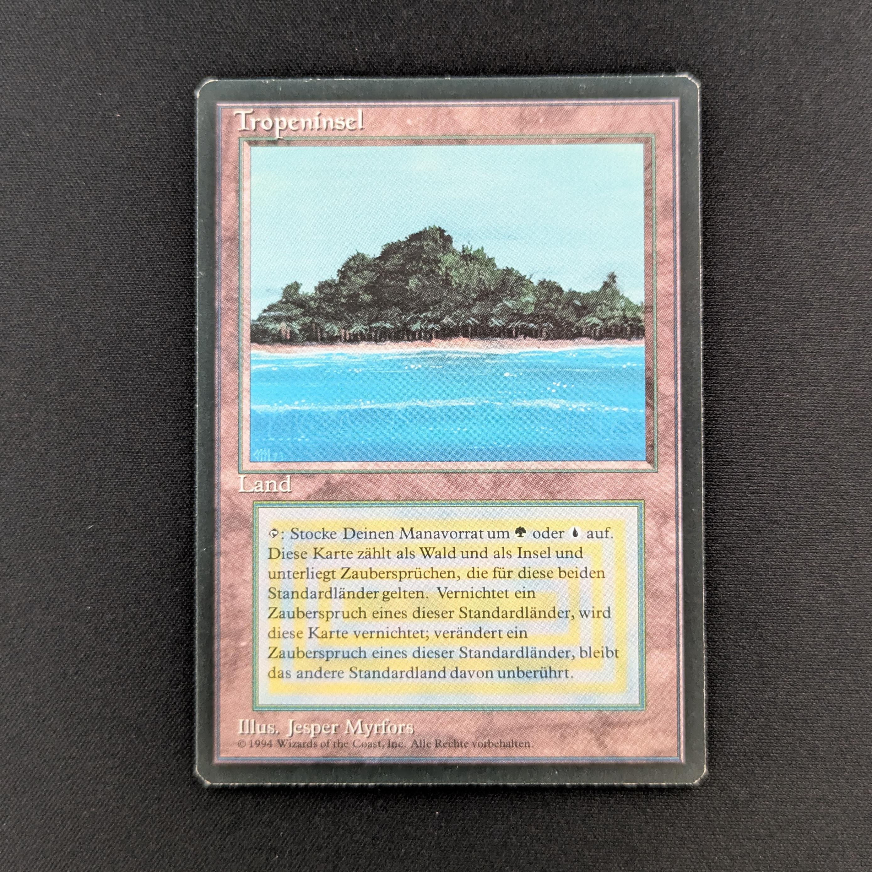 MTG Singles - Tropical Island - Foreign Black Bordered - German - EX - 26175