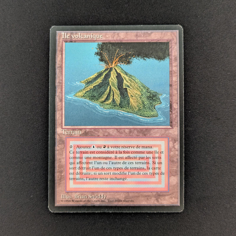 MTG Singles - Volcanic Island - Foreign Black Bordered - French - EX - 26178
