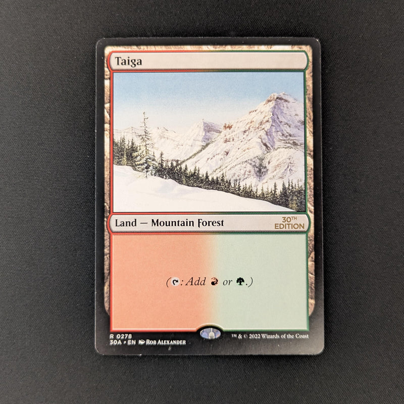 MTG Singles - Taiga (Modern Frame) - 30th Anniversary Edition - NM - 26242
