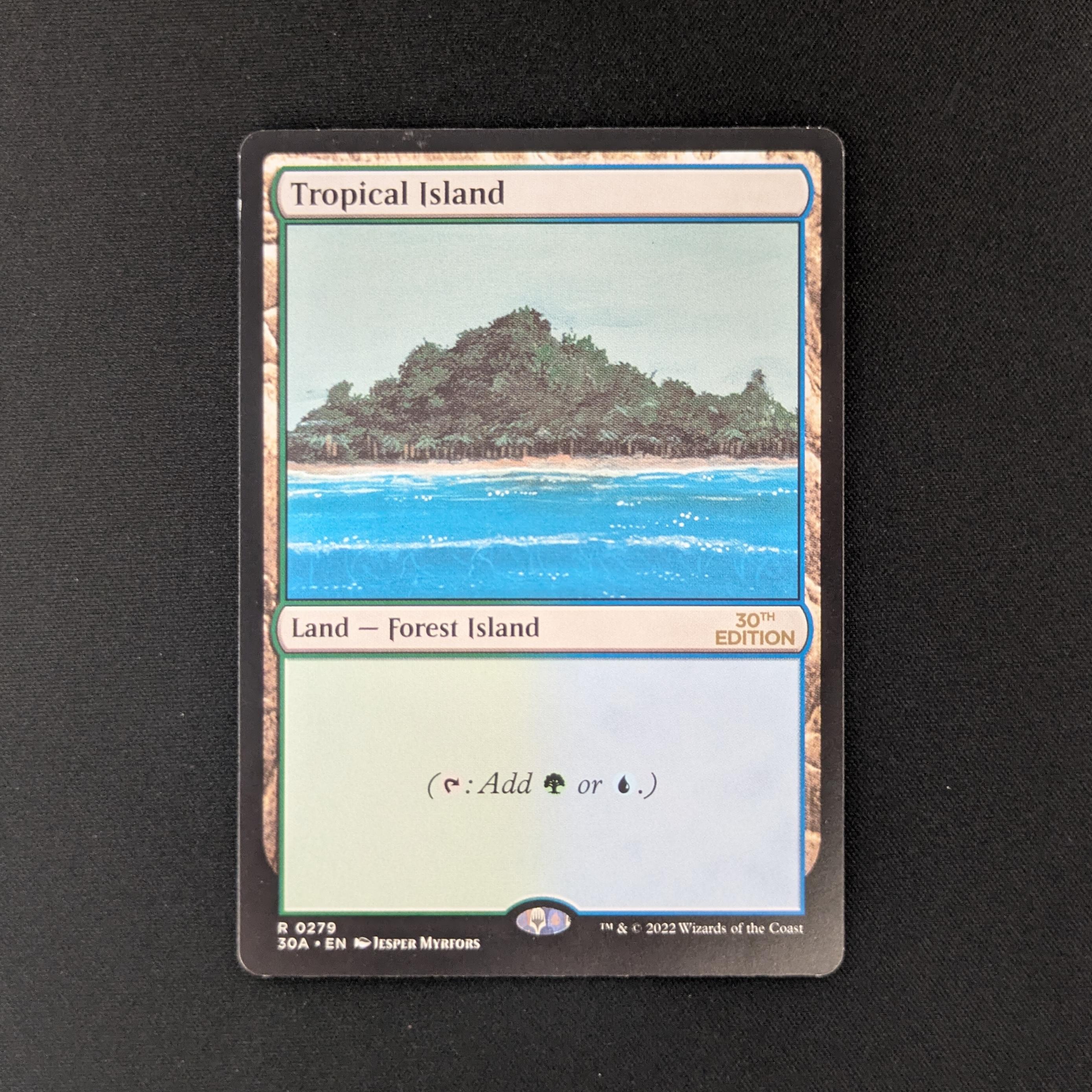 MTG Singles - Tropical Island (Modern Frame) - 30th Anniversary Edition - EX - 26243