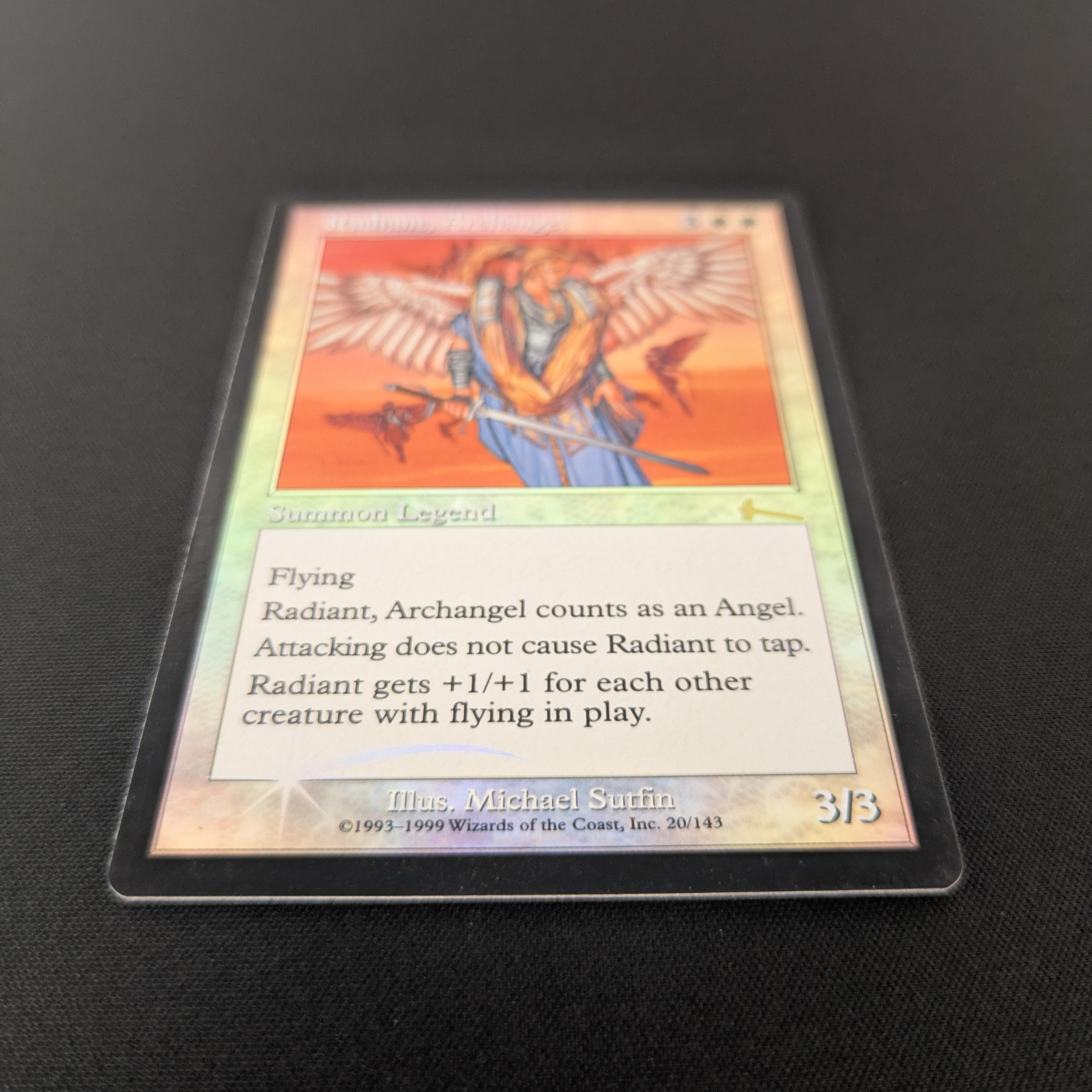 MTG Singles - [FOIL] Radiant, Archangel - Urza's Legacy - EX - 