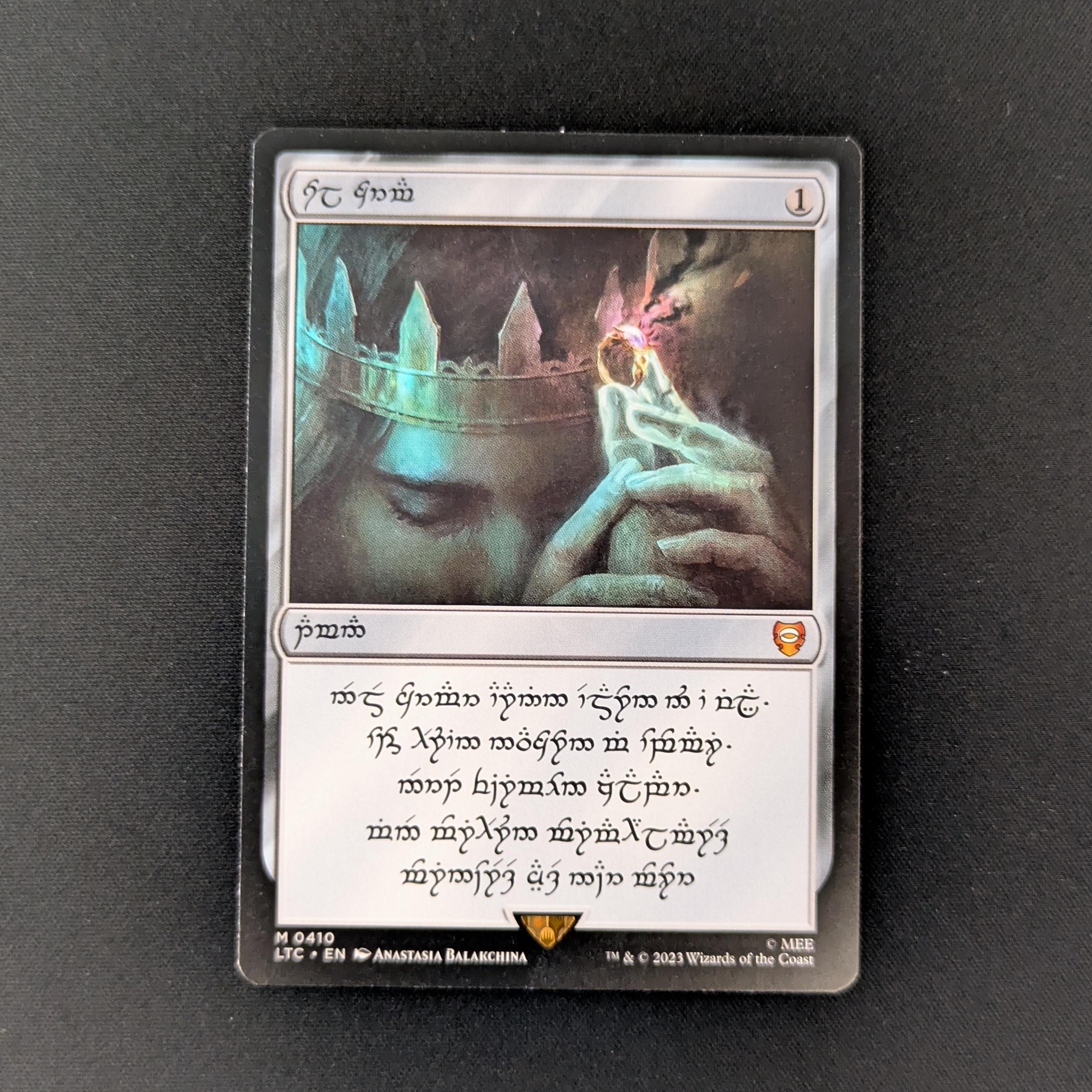 MTG Singles - Sol Ring (Human) - Commander: The Lord of the Rings: Tales of Middle-earth: Extras - NM - 