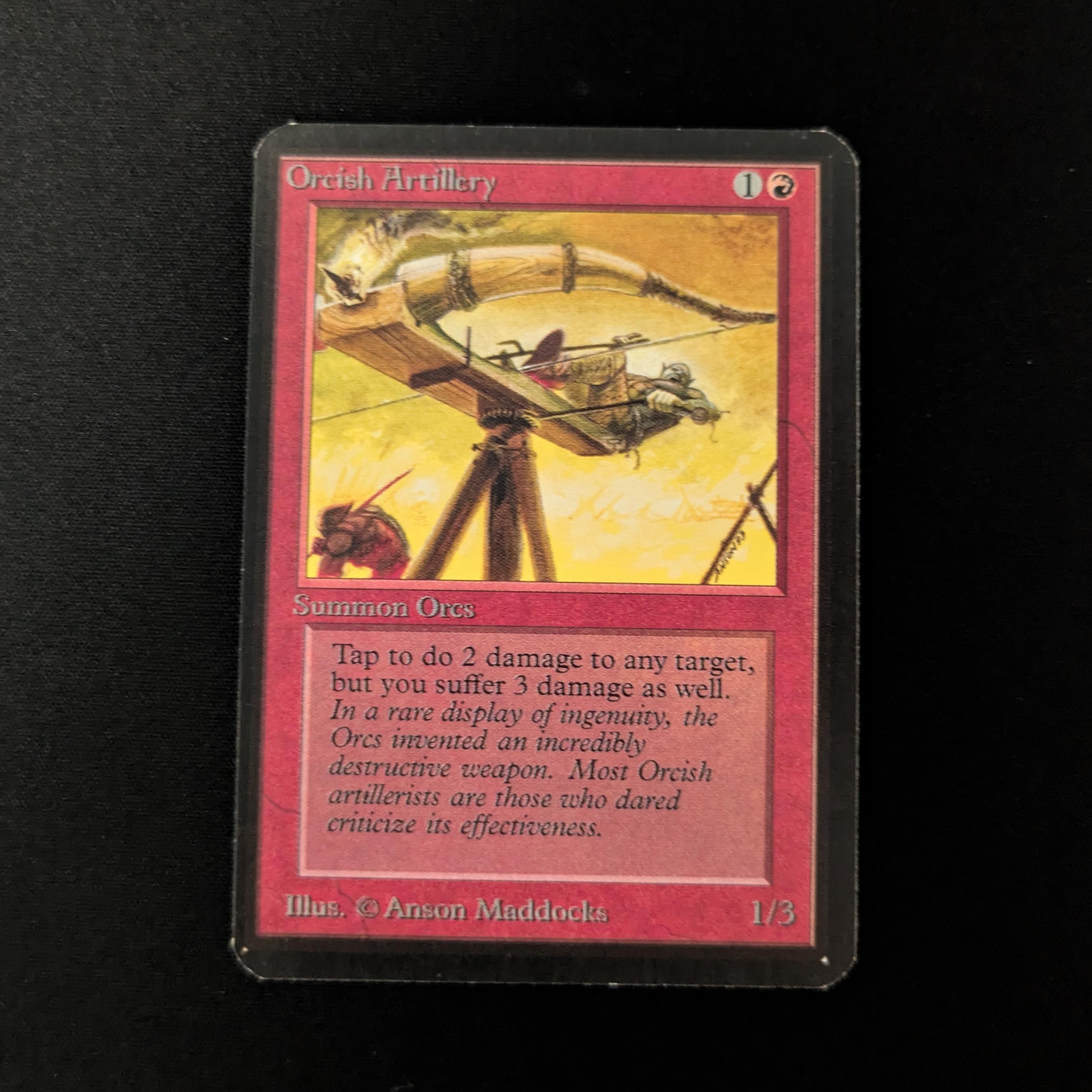 MTG Singles - Orcish Artillery - Alpha - NM - 26363