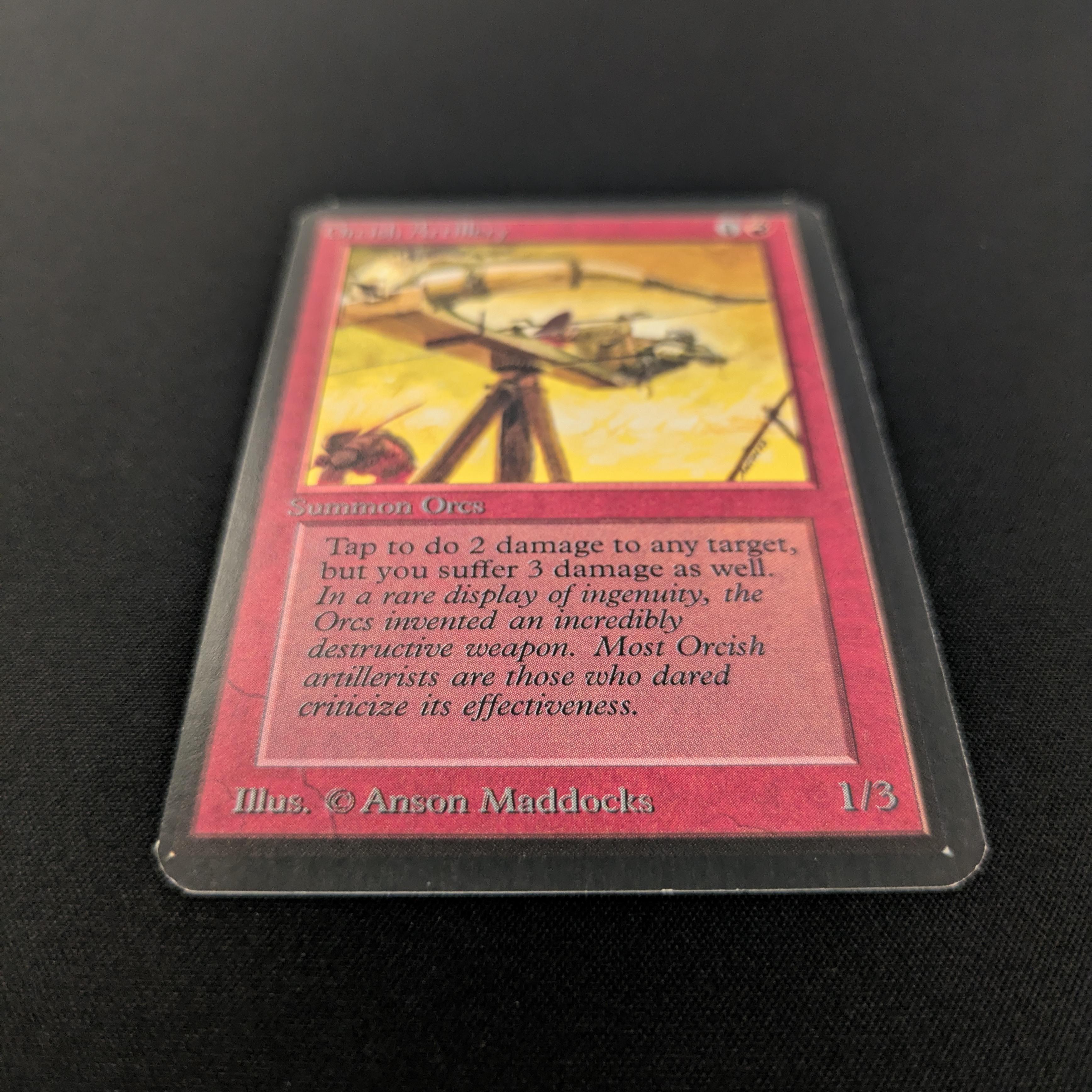 MTG Singles - Orcish Artillery - Alpha - 