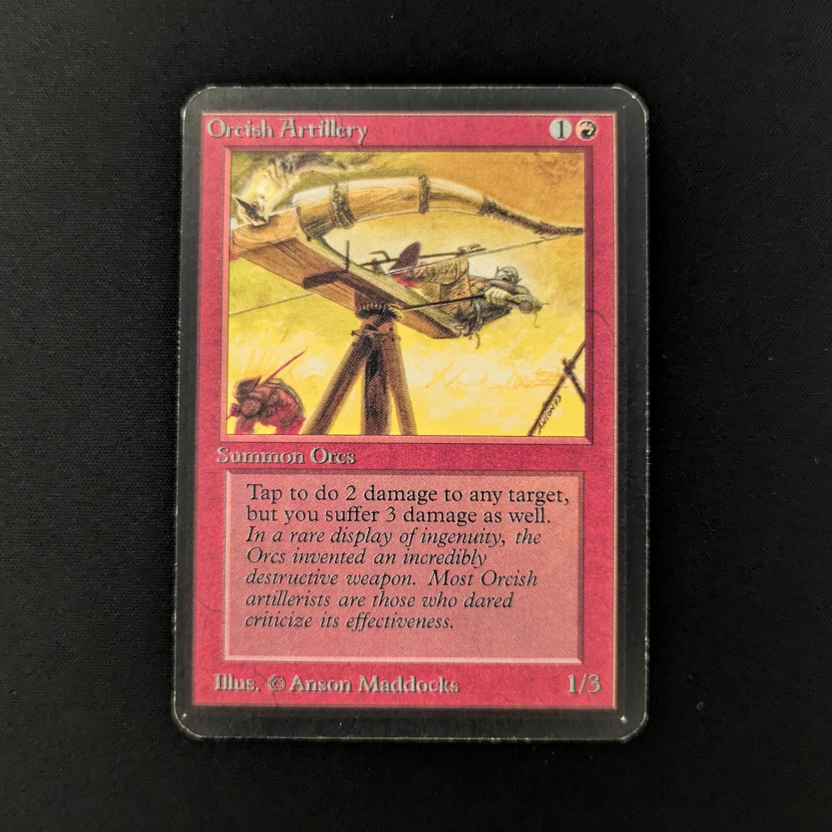 MTG Singles - Orcish Artillery - Alpha - GD - 26364