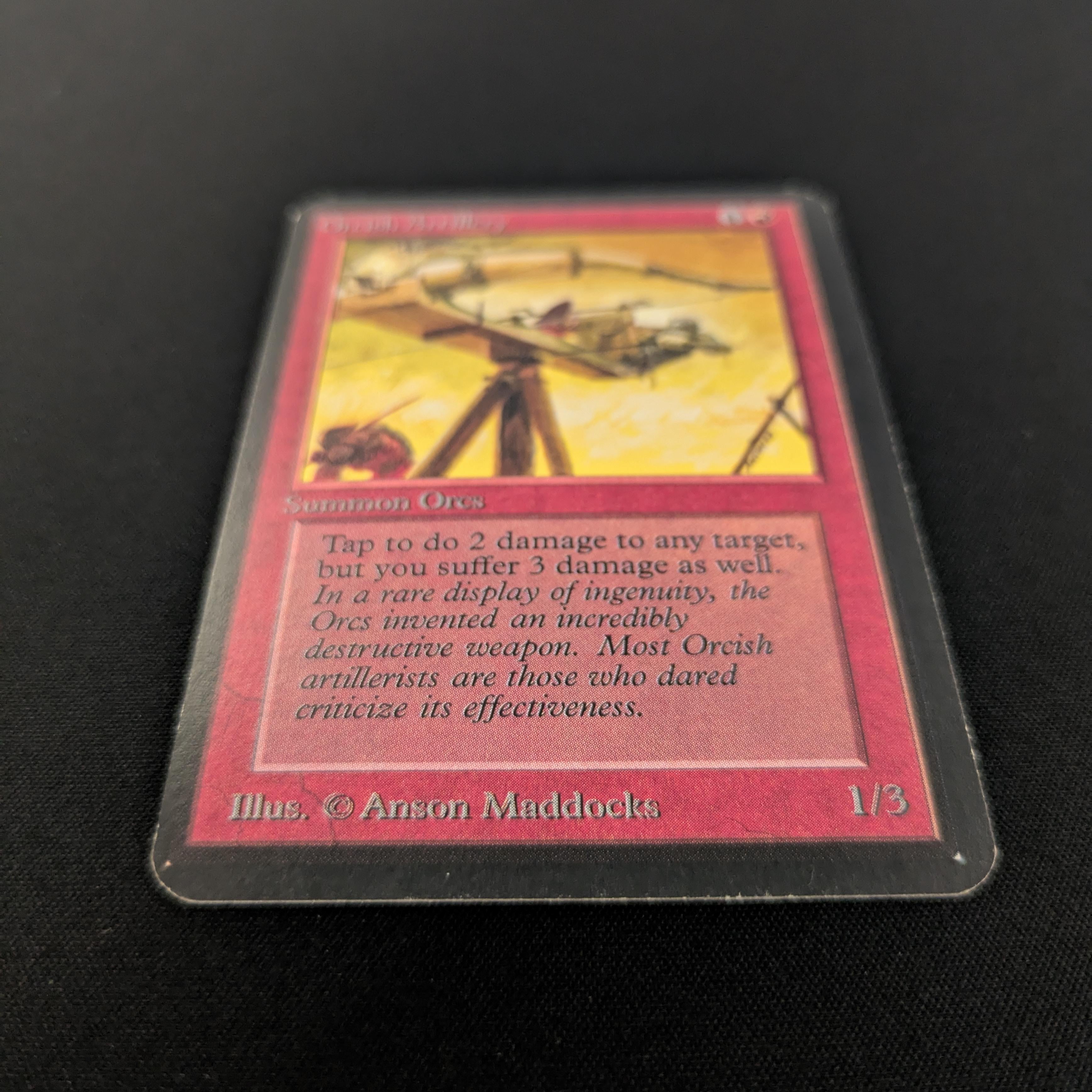 MTG Singles - Orcish Artillery - Alpha - 