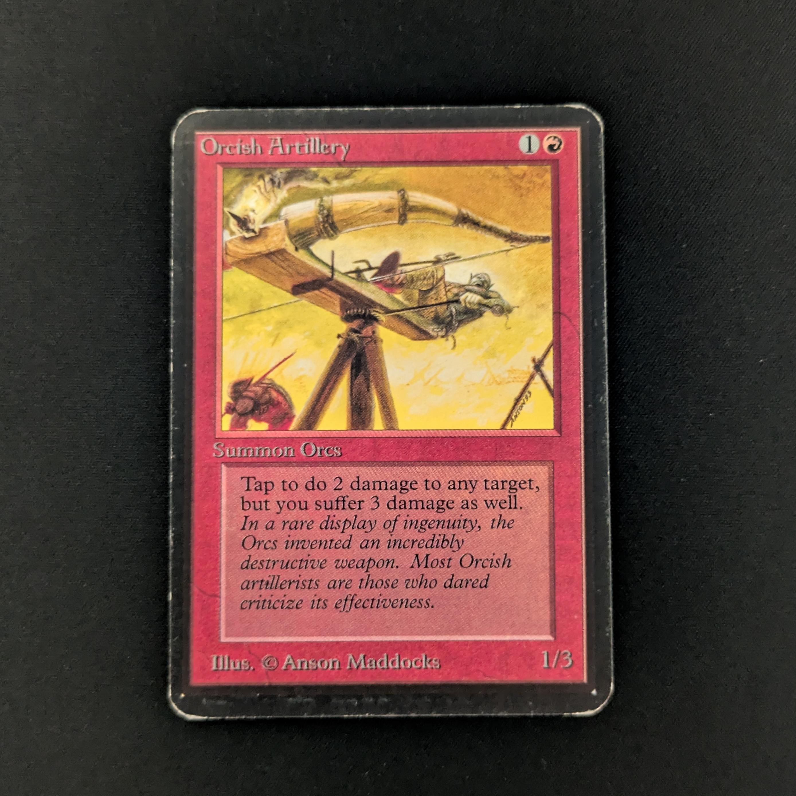 MTG Singles - Orcish Artillery - Alpha - LP - 26365