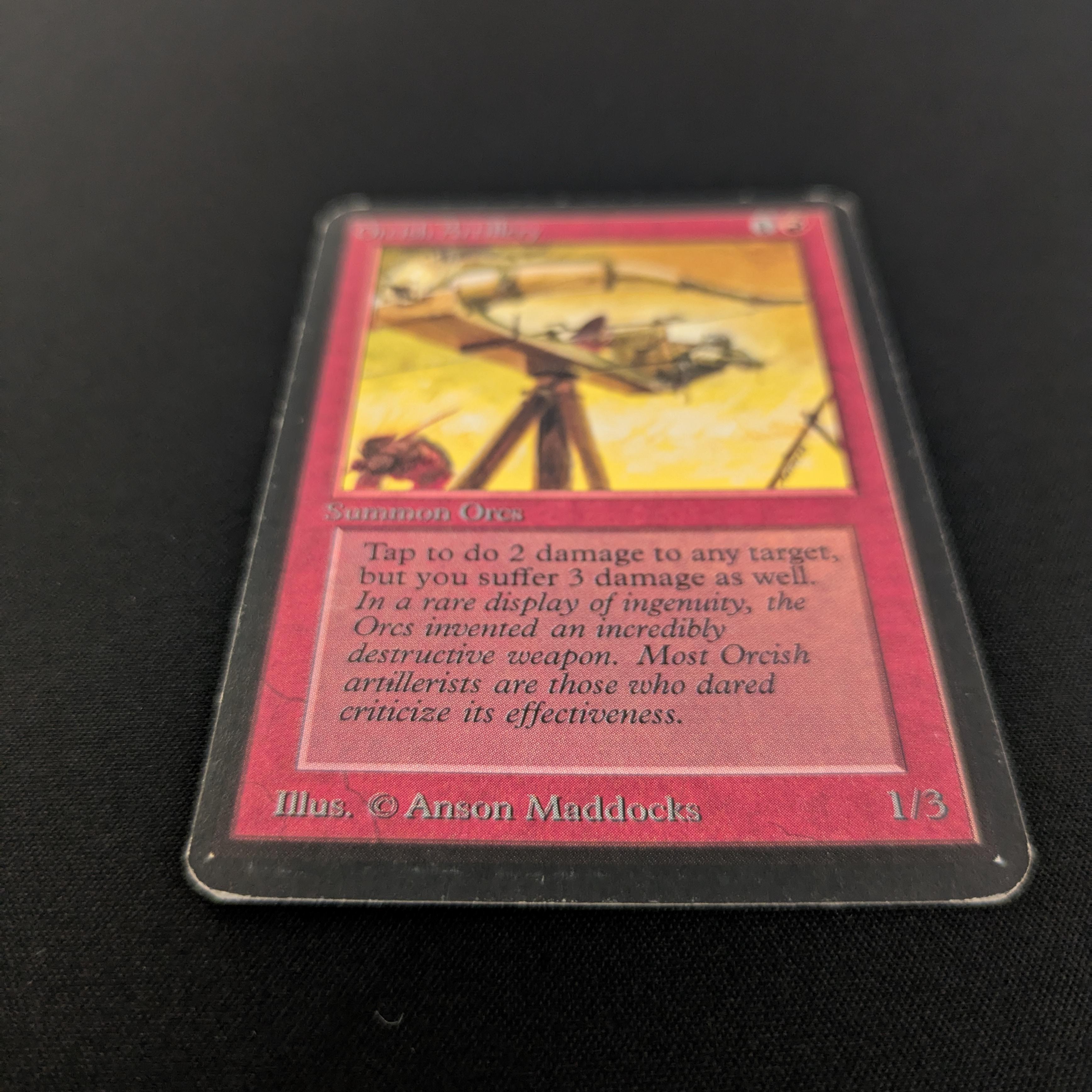 MTG Singles - Orcish Artillery - Alpha - 