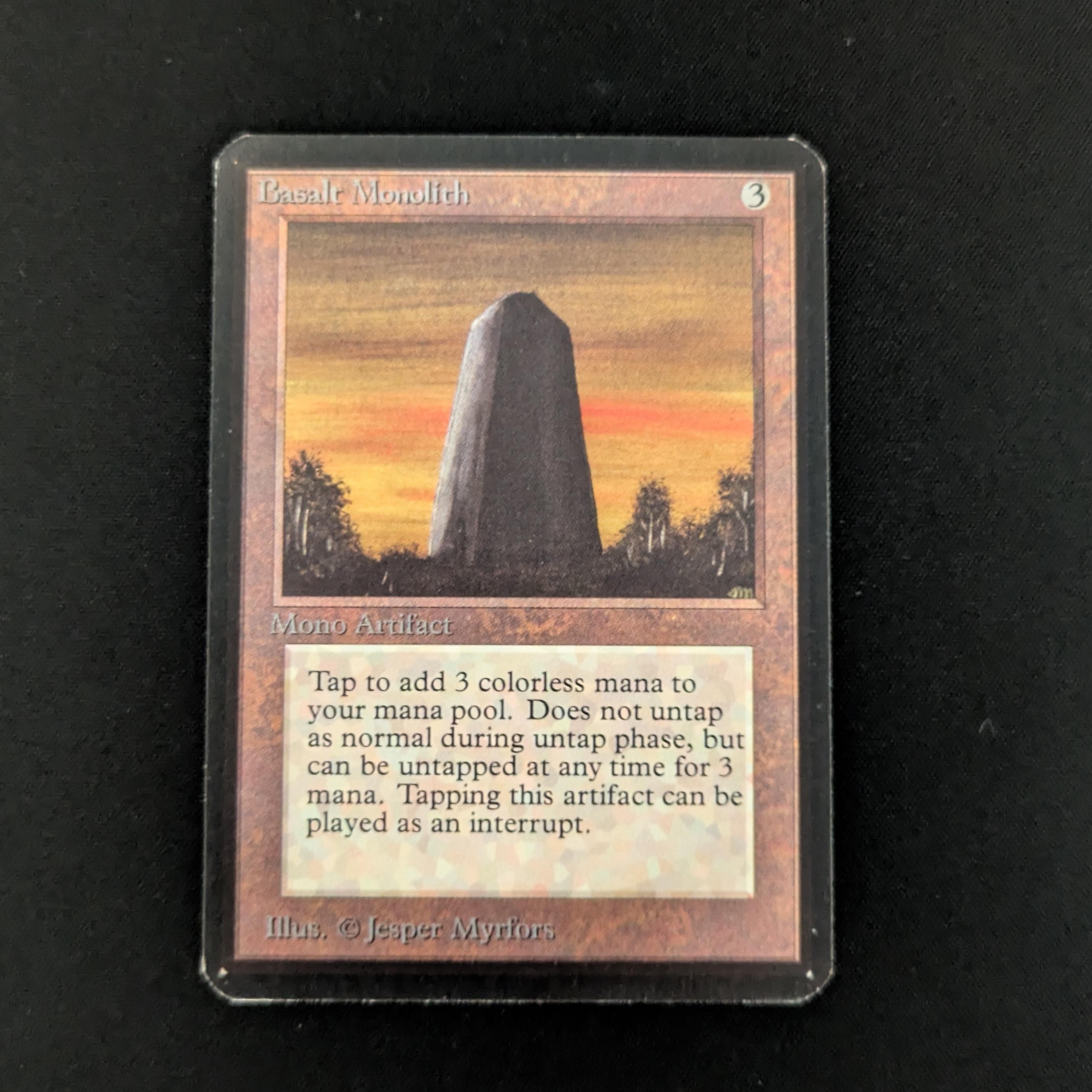 MTG Singles - Basalt Monolith - Alpha - EX - 26377