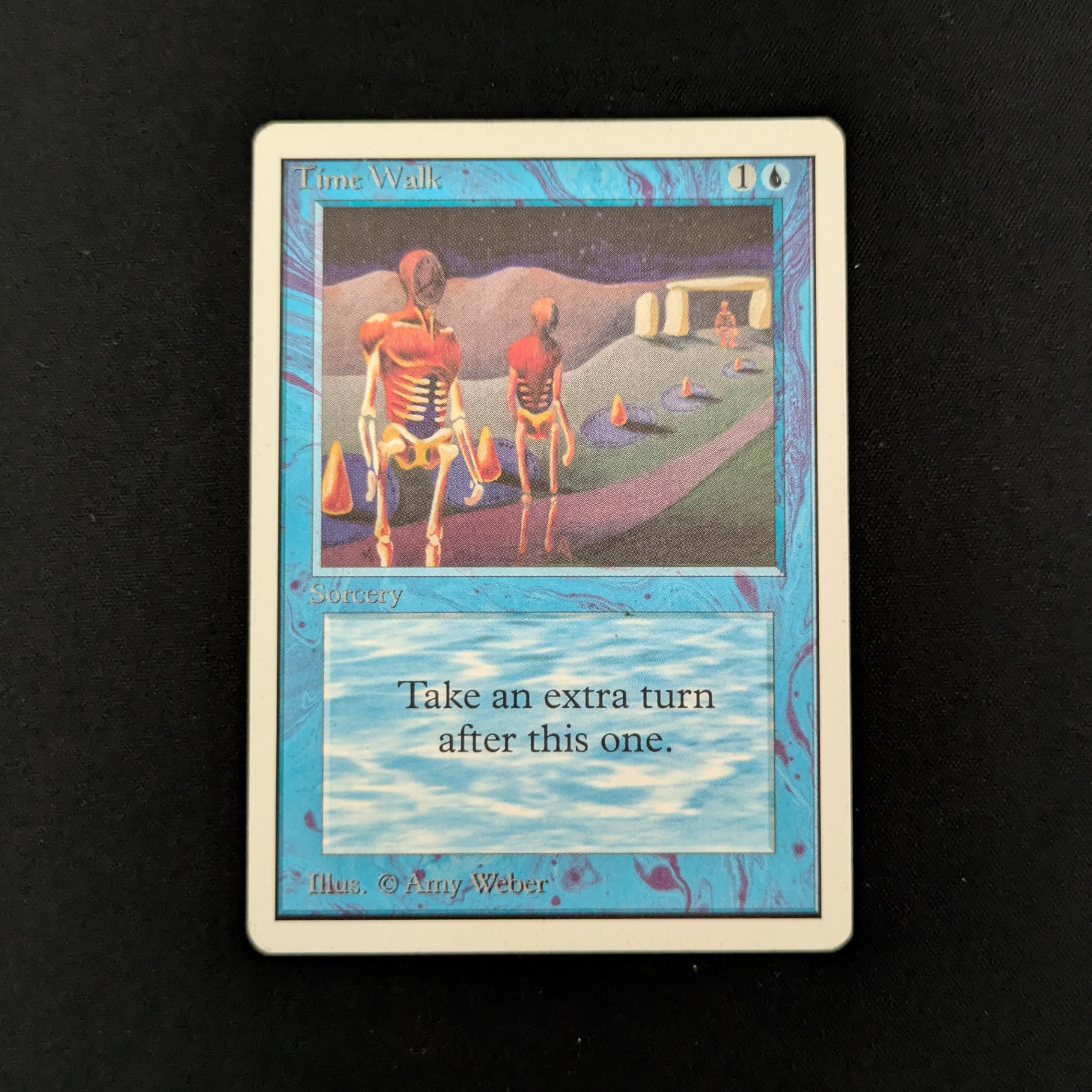 MTG Time Walk psa10 30th 　P9 1/1 PSA AUTO 10 Beta Time Walk MTG Artist Proof w/Painted
