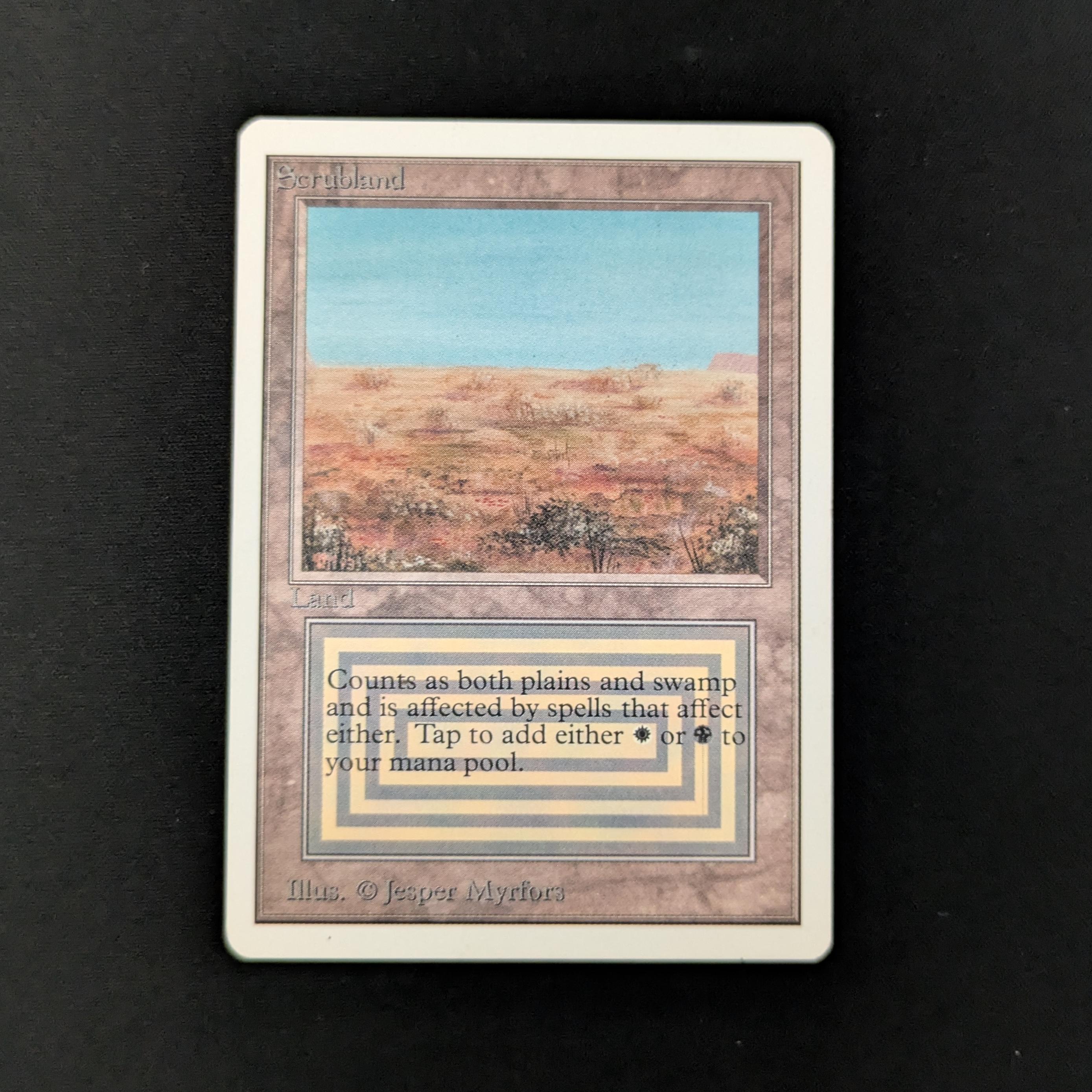 MTG Singles - Scrubland - Unlimited - LP - 26427