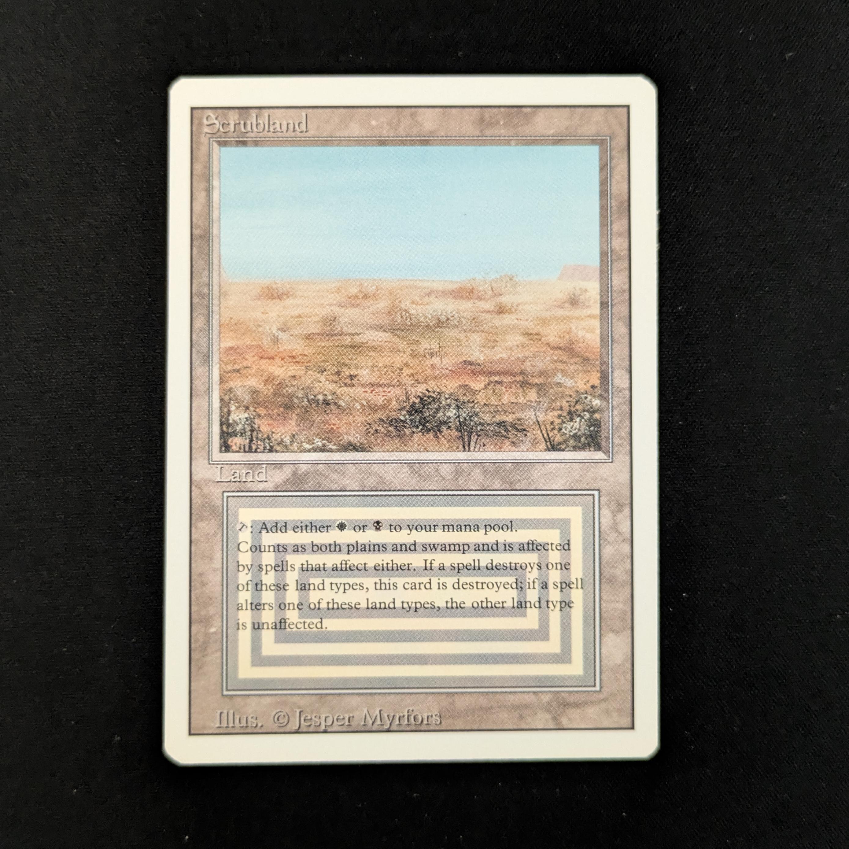 MTG Singles - Scrubland - Revised - NM - 26503