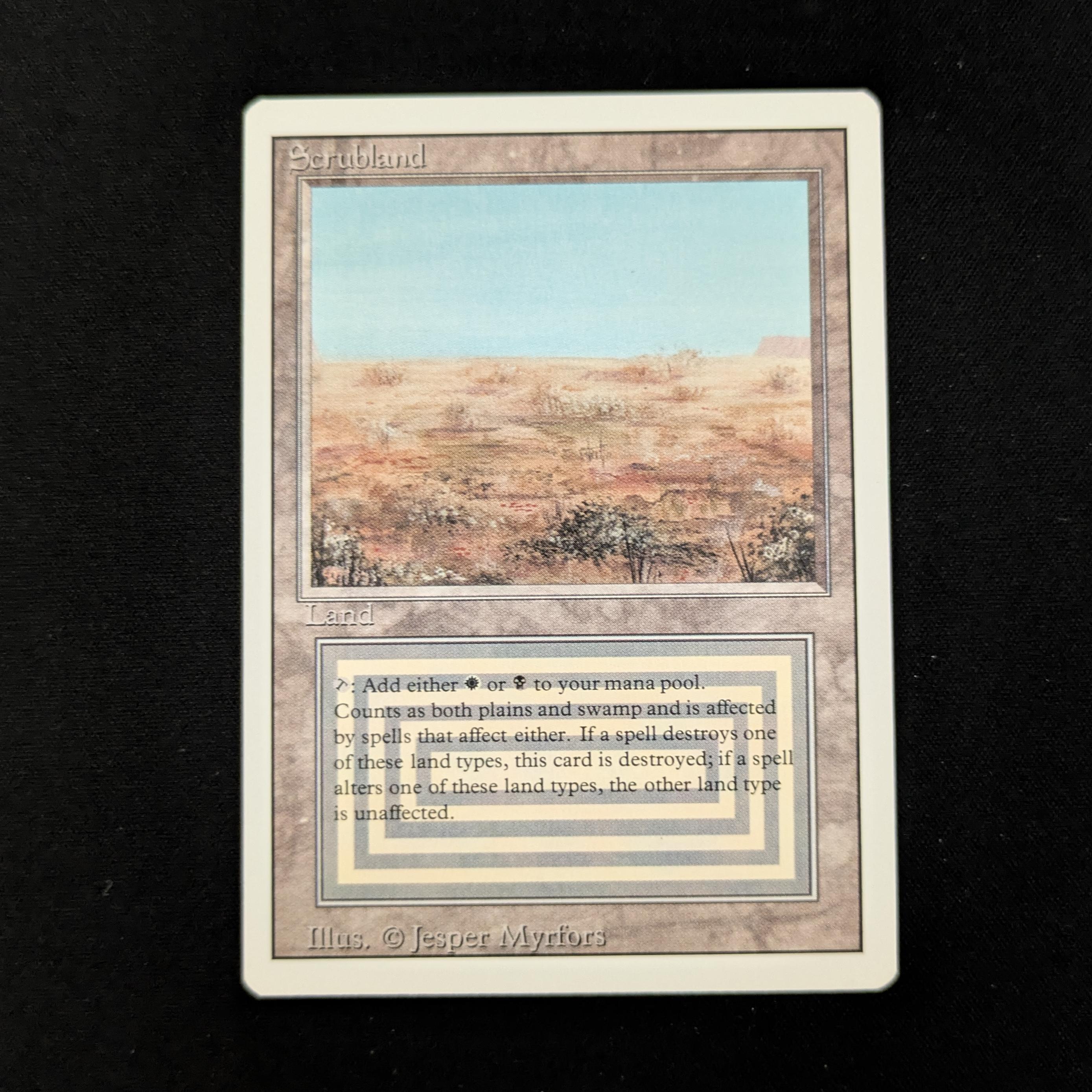 MTG Singles - Scrubland - Revised - NM - 26504