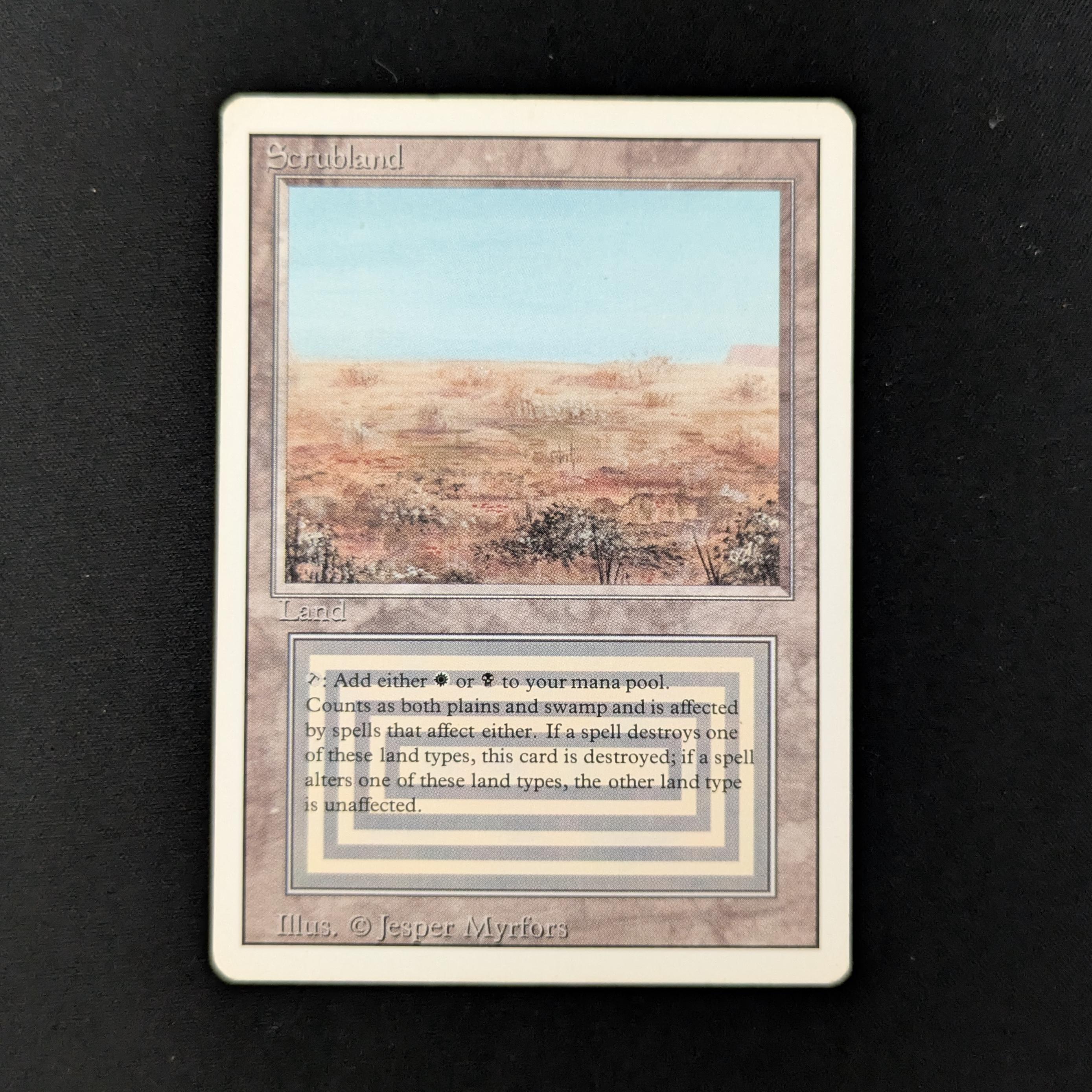 MTG Singles - Scrubland - Revised - PL - 26507
