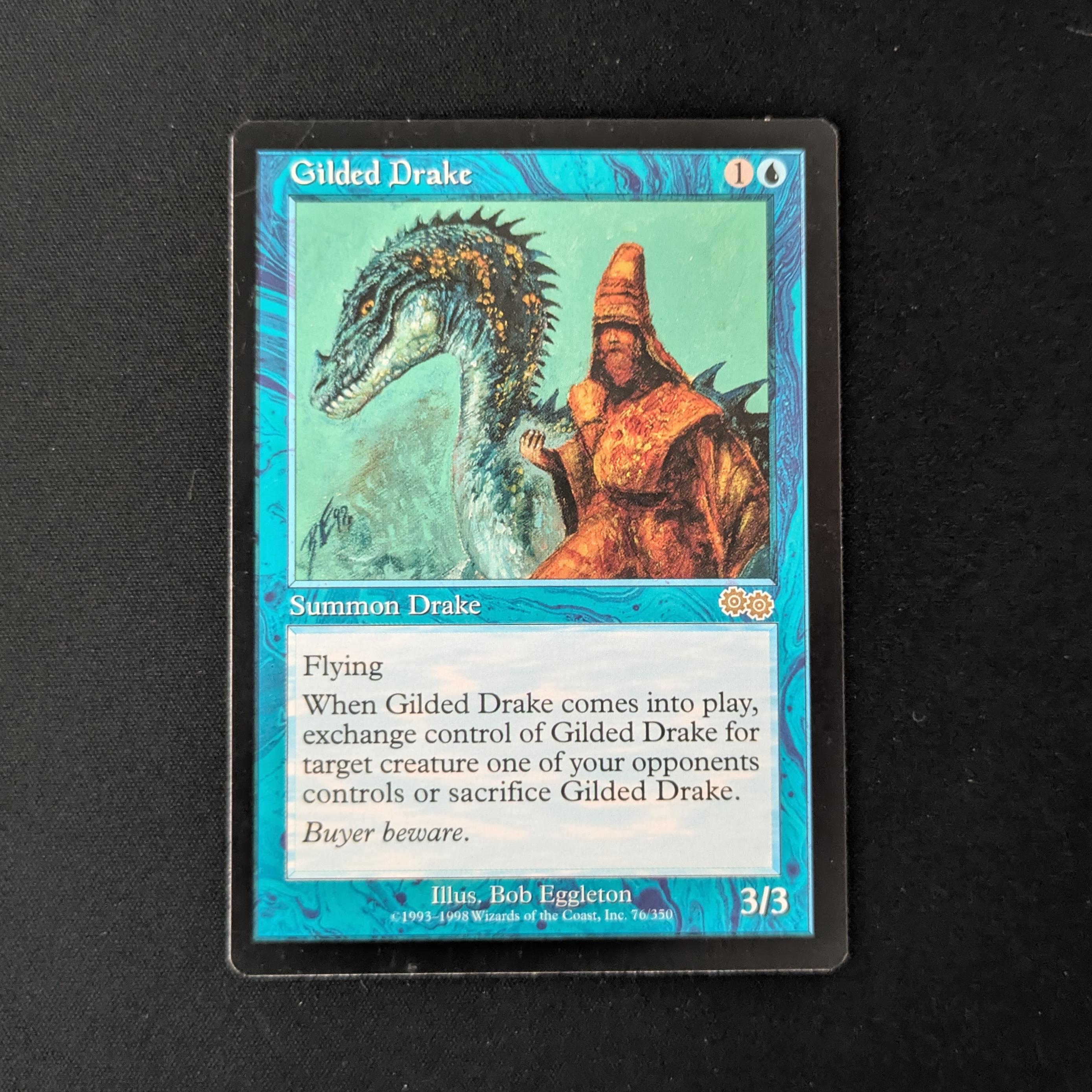 MTG Singles - Gilded Drake - Urza's Saga - English - EX - 26536